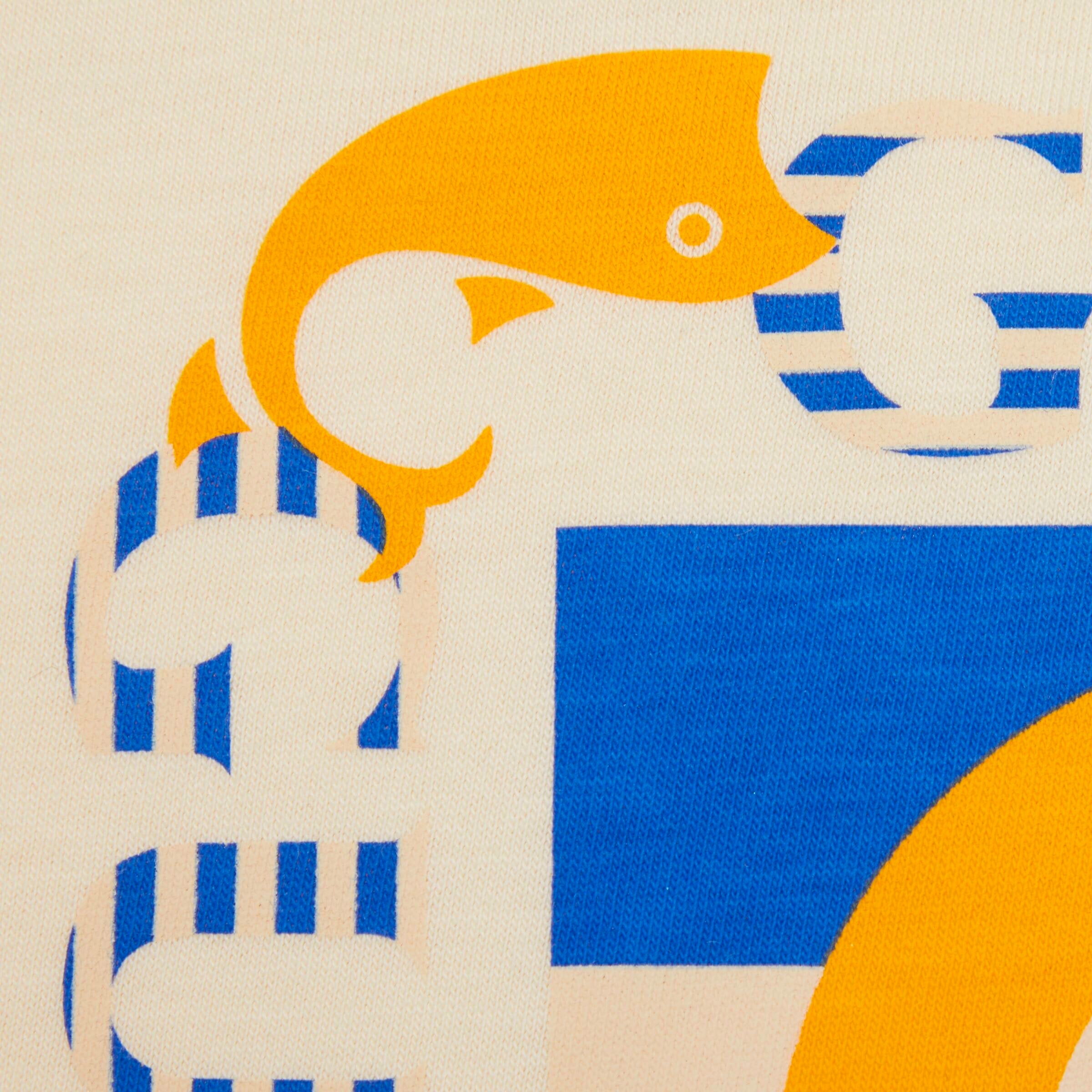 Boys & Girls White Logo Cotton T-Shirt