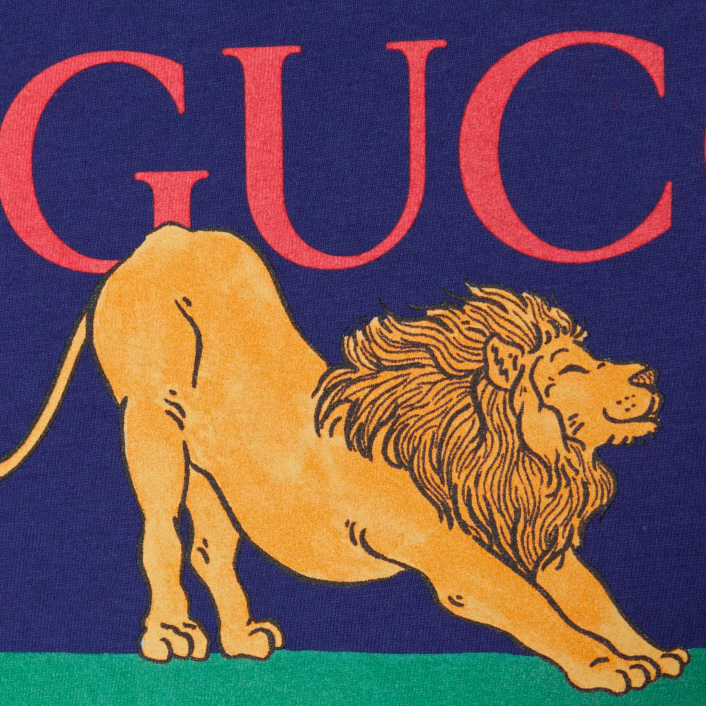 Boys & Girls Blue Logo Cotton T-Shirt