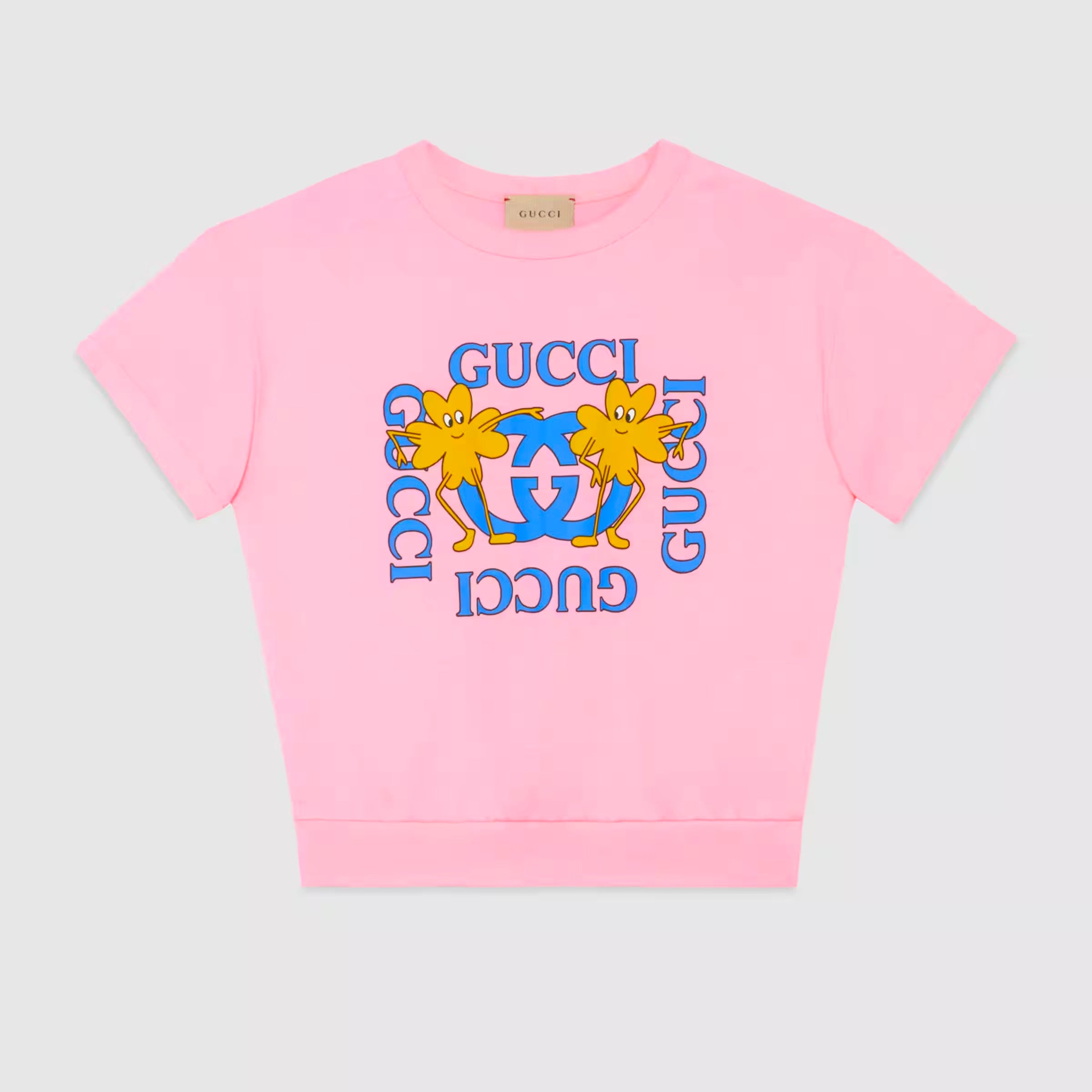 Girls Pink Logo Cotton T-Shirt