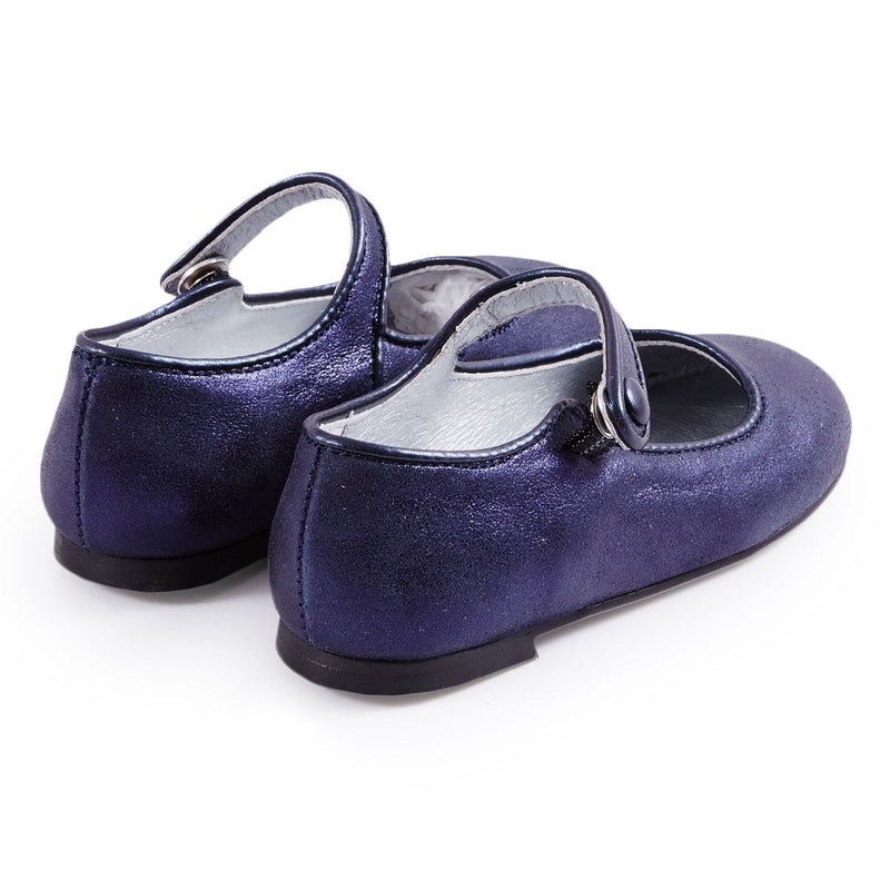 Baby Girls Navy Blue Pre-Walker Shoes - CÉMAROSE | Children's Fashion Store - 2