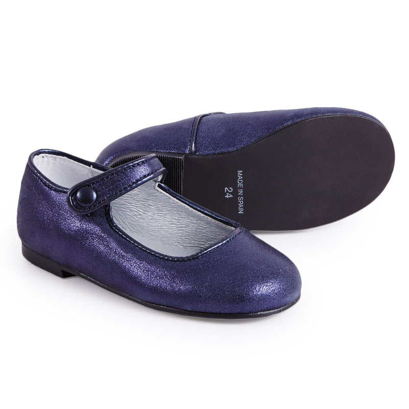 Baby Girls Navy Blue Pre-Walker Shoes - CÉMAROSE | Children's Fashion Store - 3