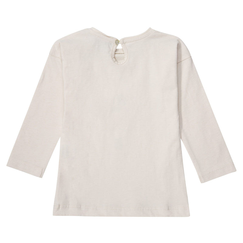 Girls Beige Mademoiselle Ida Chamonix T-shirt - CÉMAROSE | Children's Fashion Store - 2