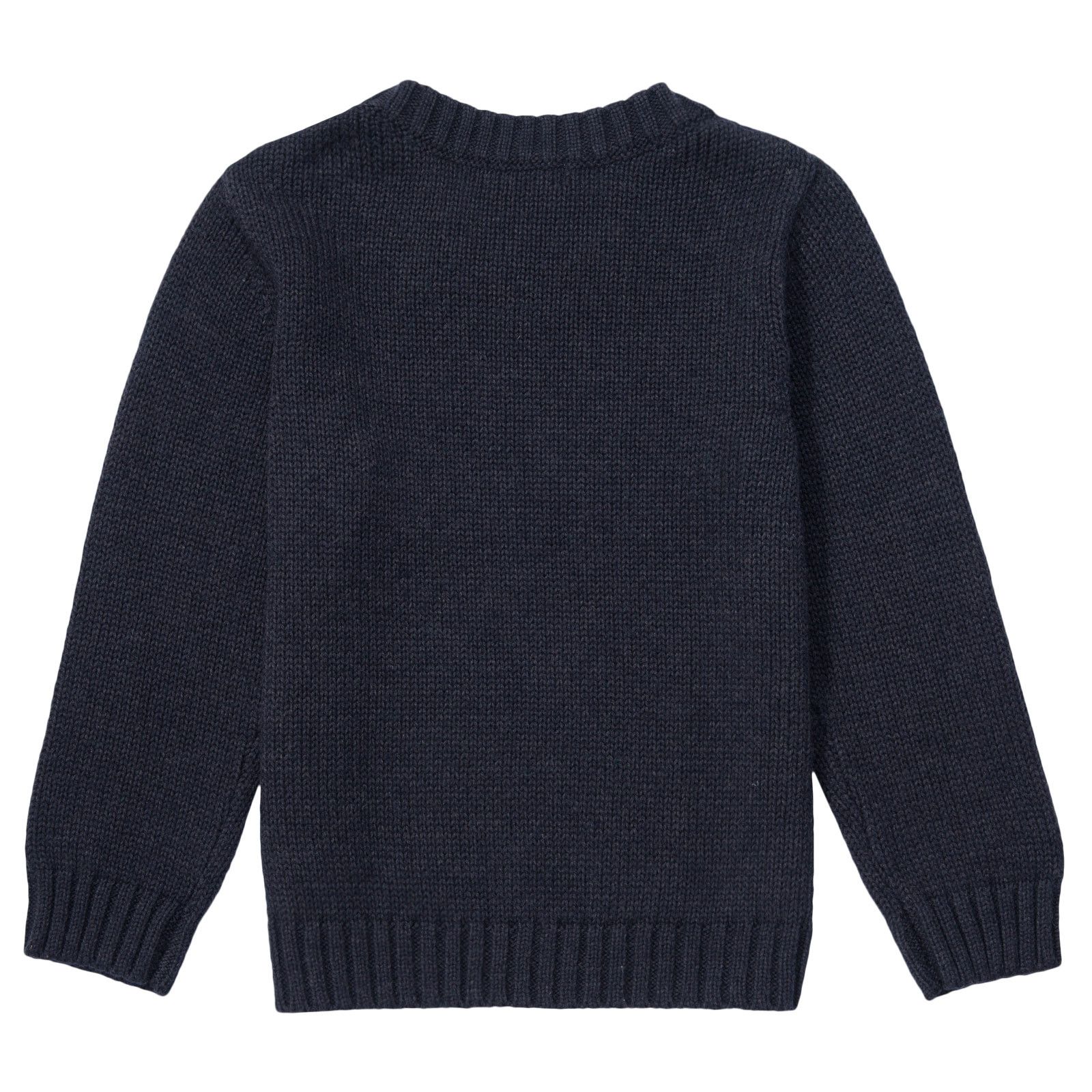 Boys Dark Grey Embroidered Monster Sweater - CÉMAROSE | Children's Fashion Store - 2