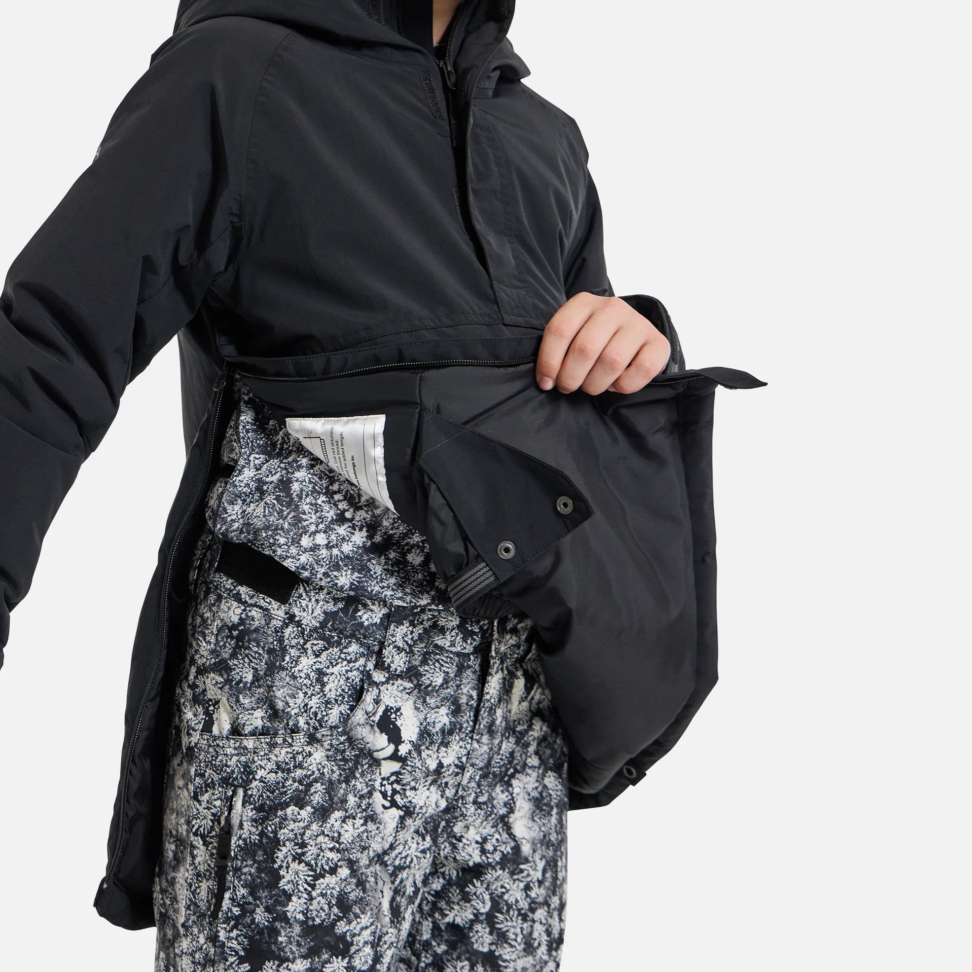 Boys & Girls Black Snow Jacket