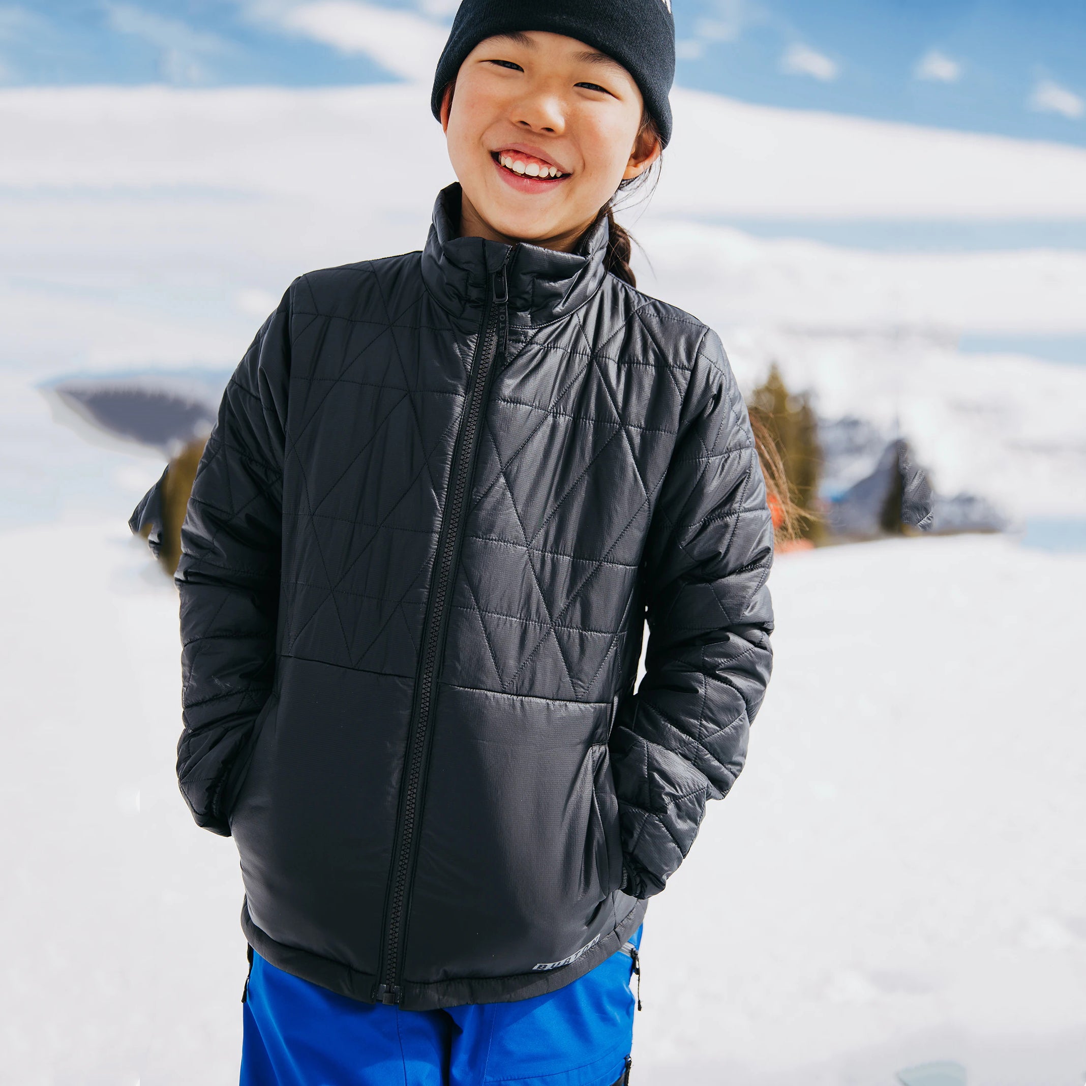 Boys & Girls Black Padded Jacket