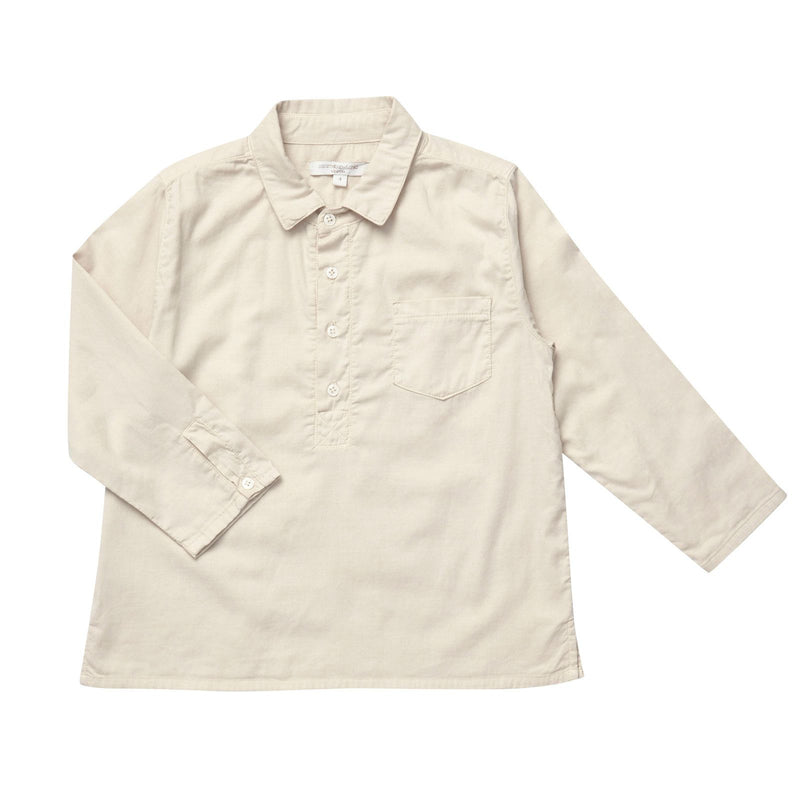 Boys White Cotton Patch Pockets Dundeugh Shirt - CÉMAROSE | Children's Fashion Store