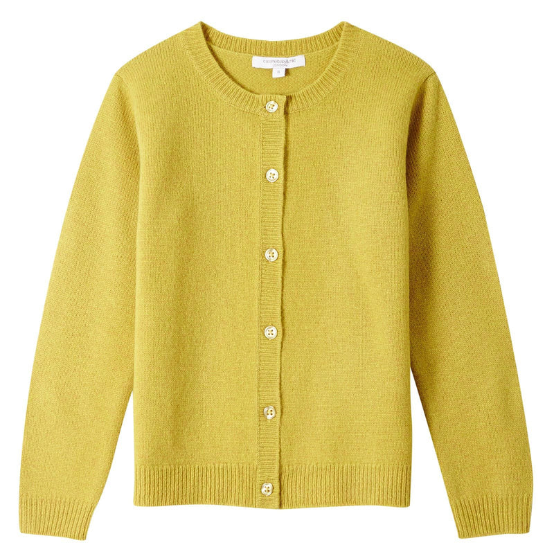Boys&Girls Yellow Knitted Wool Greenwood Cardigan - CÉMAROSE | Children's Fashion Store - 1