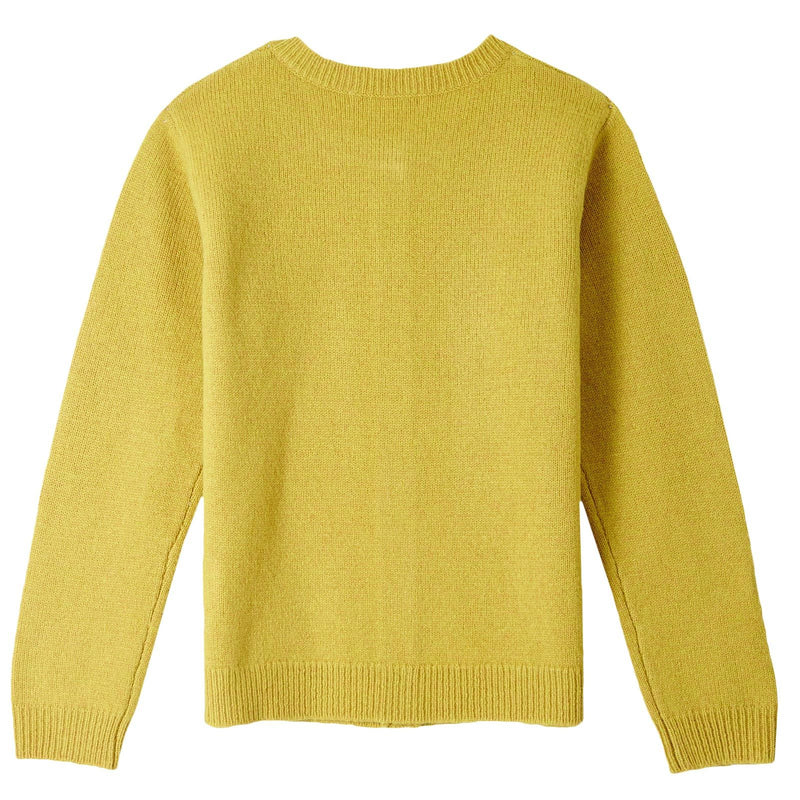 Boys&Girls Yellow Knitted Wool Greenwood Cardigan - CÉMAROSE | Children's Fashion Store - 2