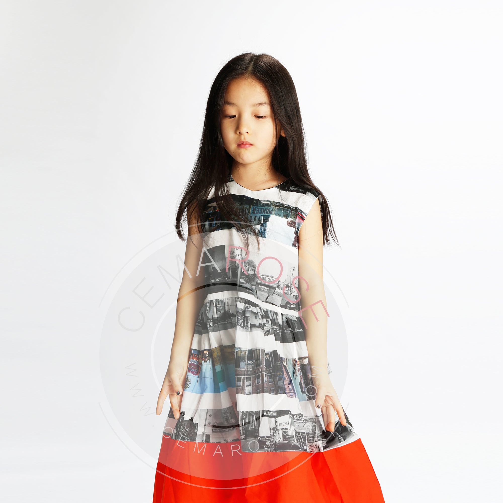 Girls On The Road Cotton Dress