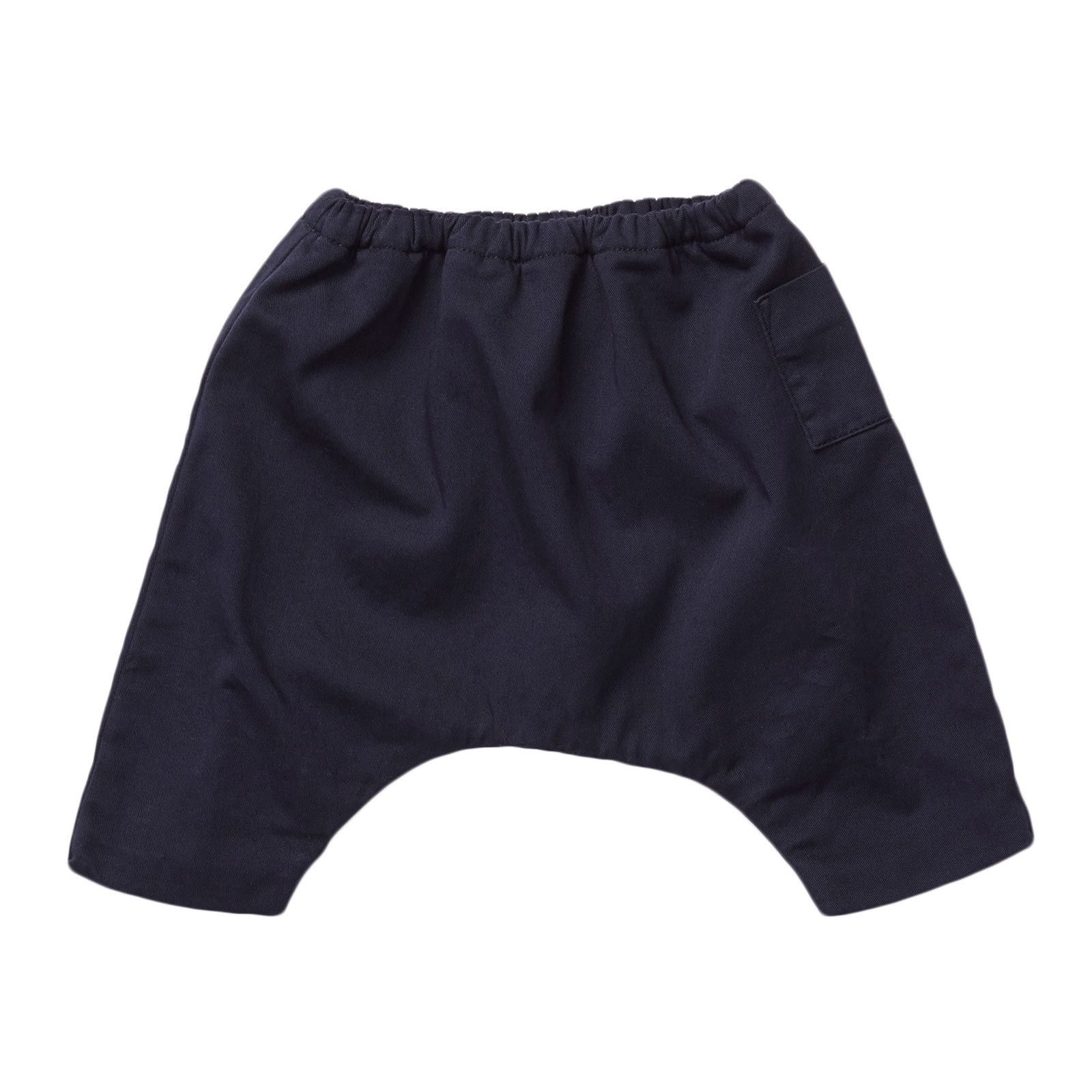 Baby Black Cotton Elasticated Waist Trousers - CÉMAROSE | Children's Fashion Store