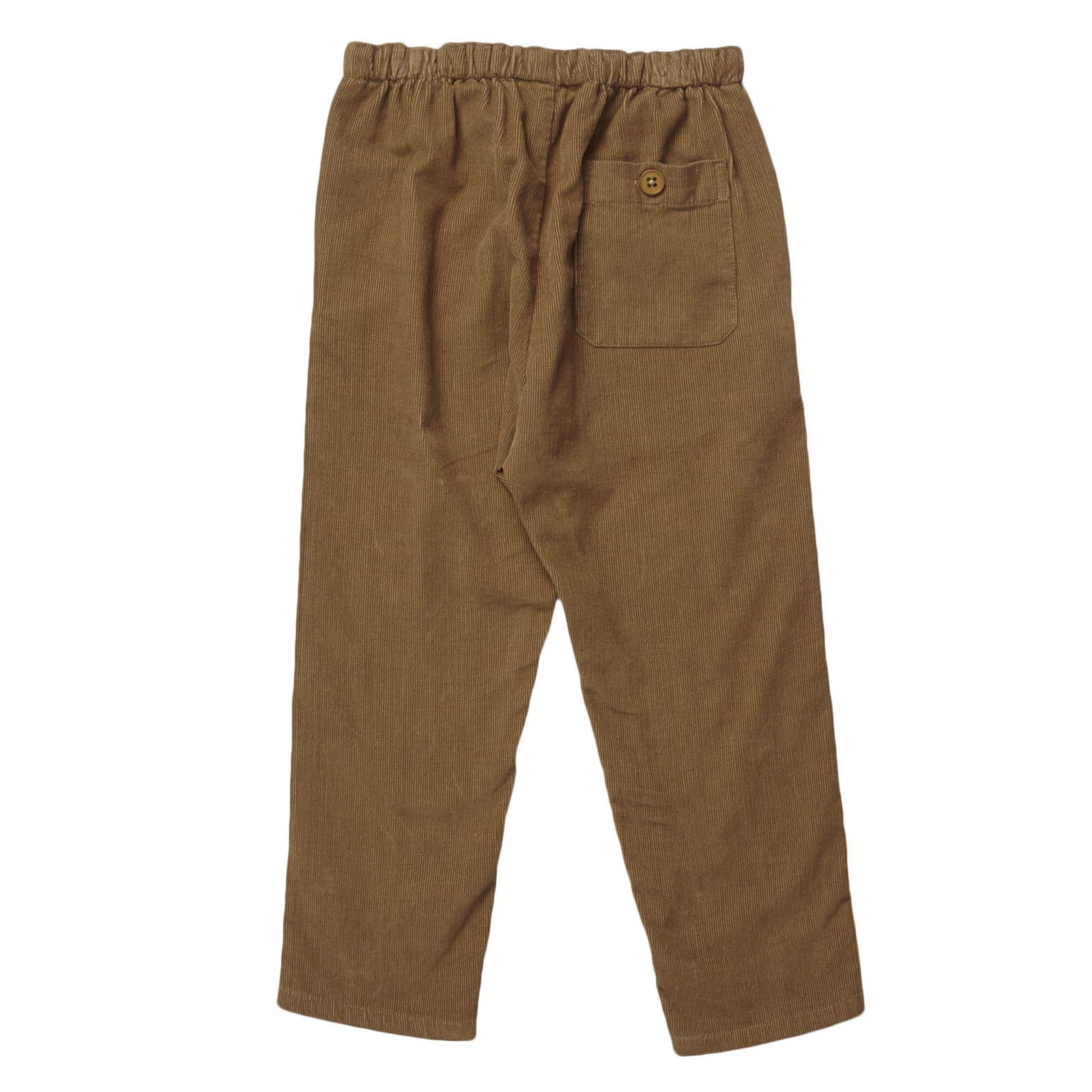 Baby Brown Cotton Grosgrain Tie Wayland Trousers - CÉMAROSE | Children's Fashion Store - 2