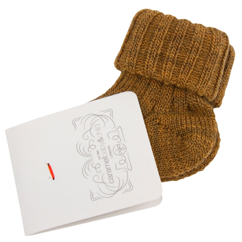Baby Brown Knitted Low Socks - CÉMAROSE | Children's Fashion Store - 2