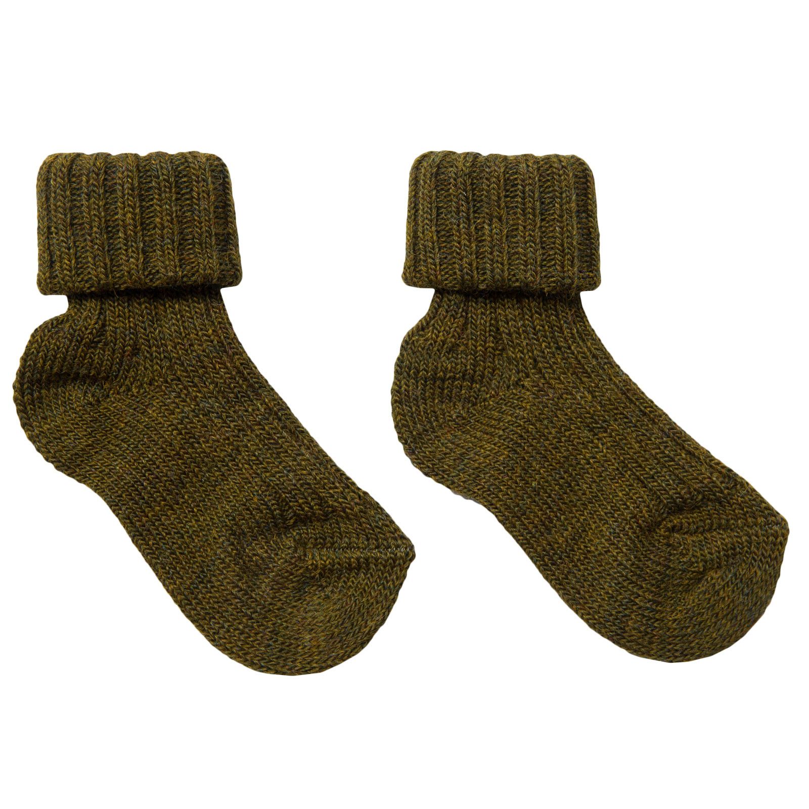 Baby Light Brown  Knitted Low Socks - CÉMAROSE | Children's Fashion Store - 1