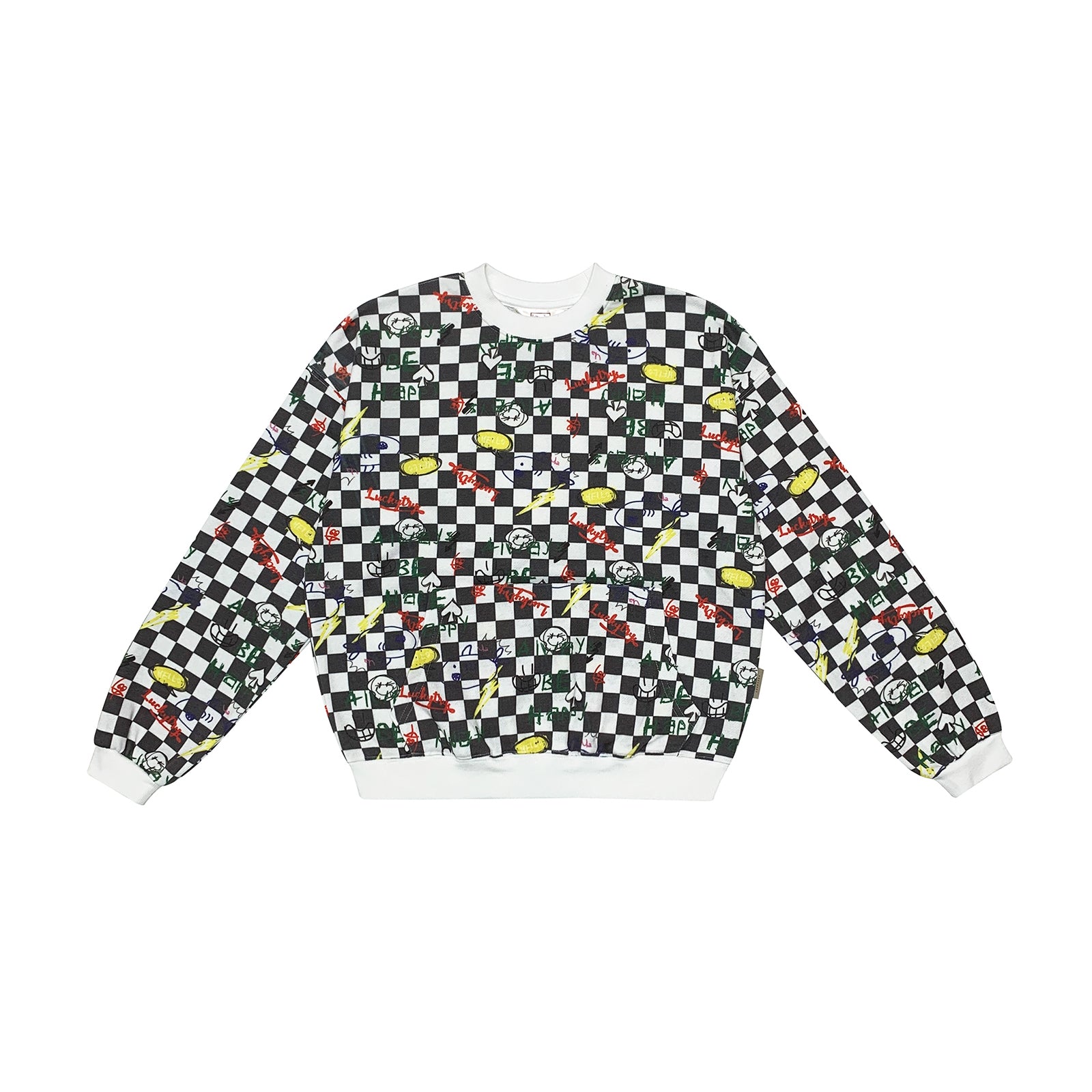 Boys & Girls Black Printed Sweatshirt