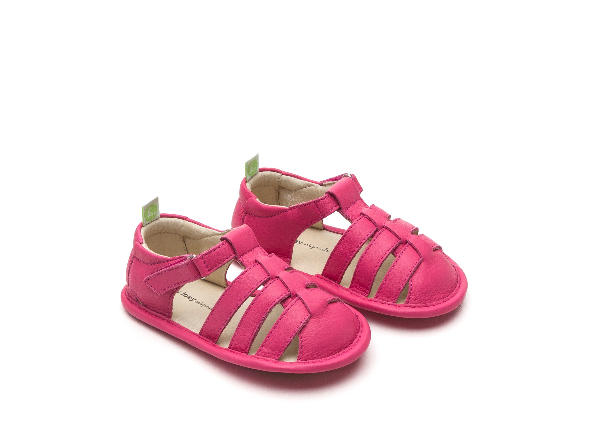Baby Girls Rose Red Leather Sandal