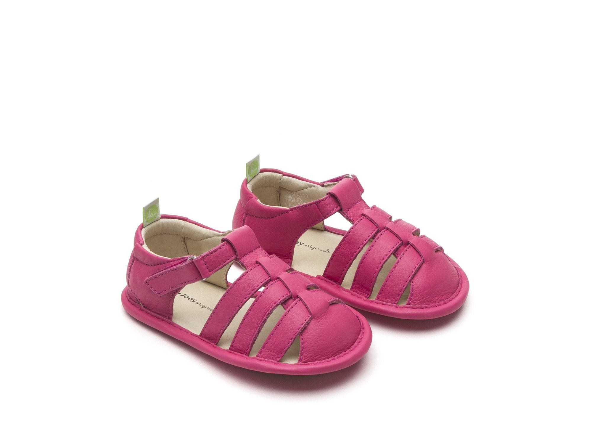 Baby Girls Rose Red Leather Sandal