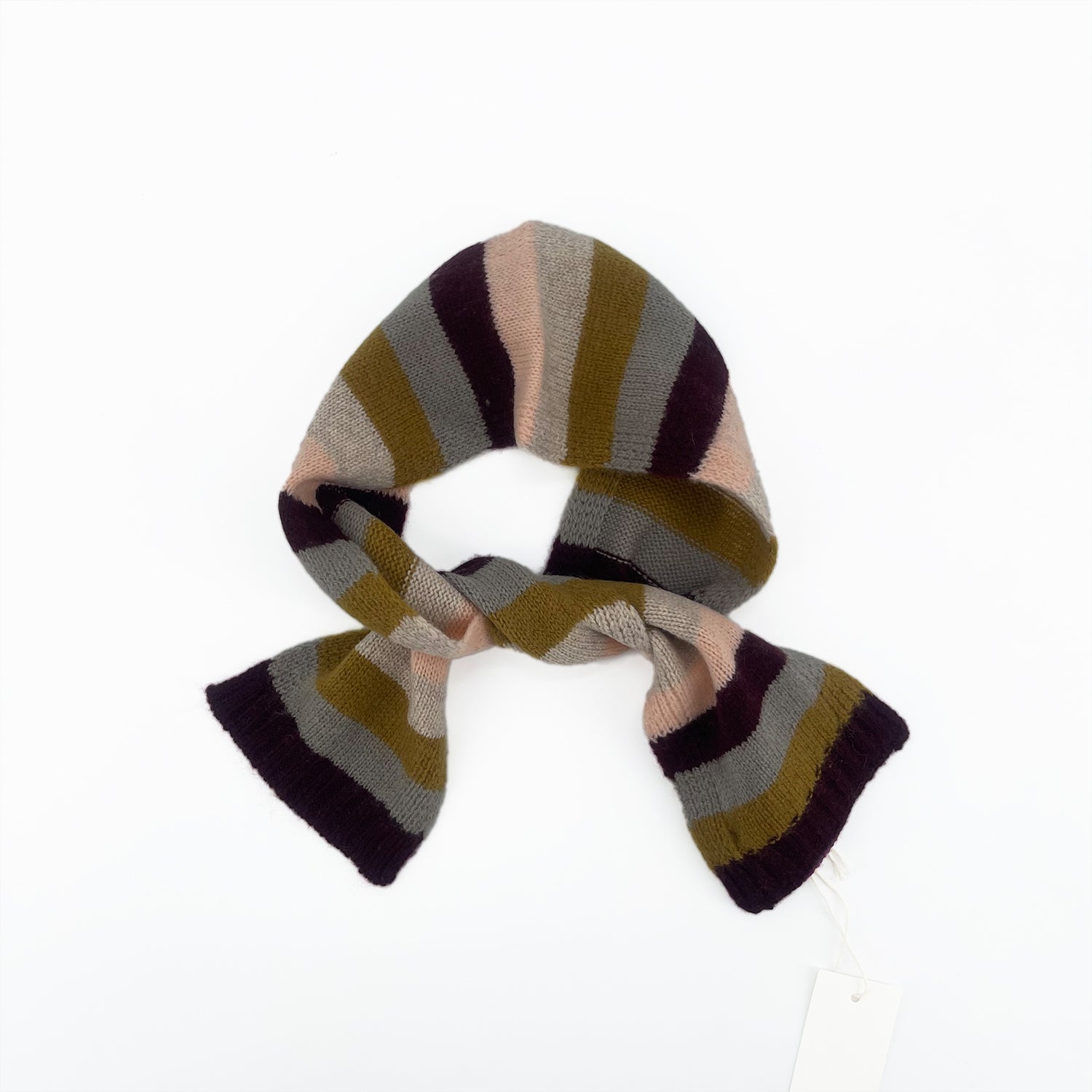 Baby Boys & Girls Pink Stripes Wool Scarf