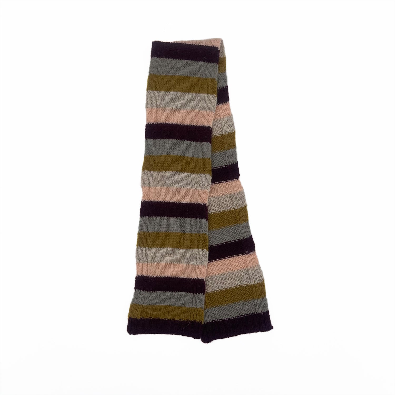 Baby Boys & Girls Pink Stripes Wool Scarf