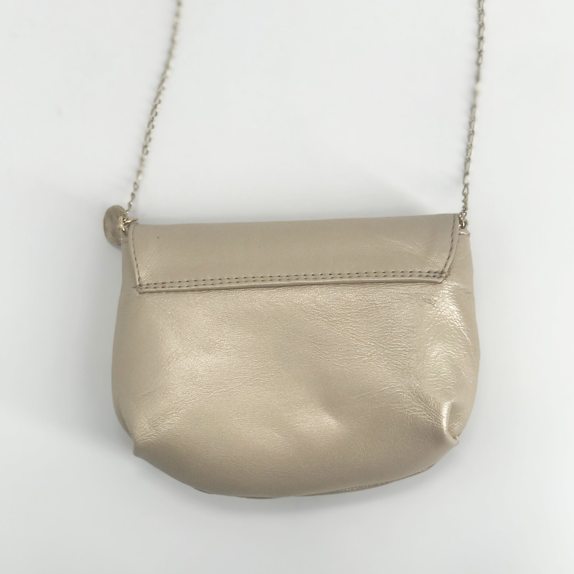 Girls Gold Logo Shoulder Bag