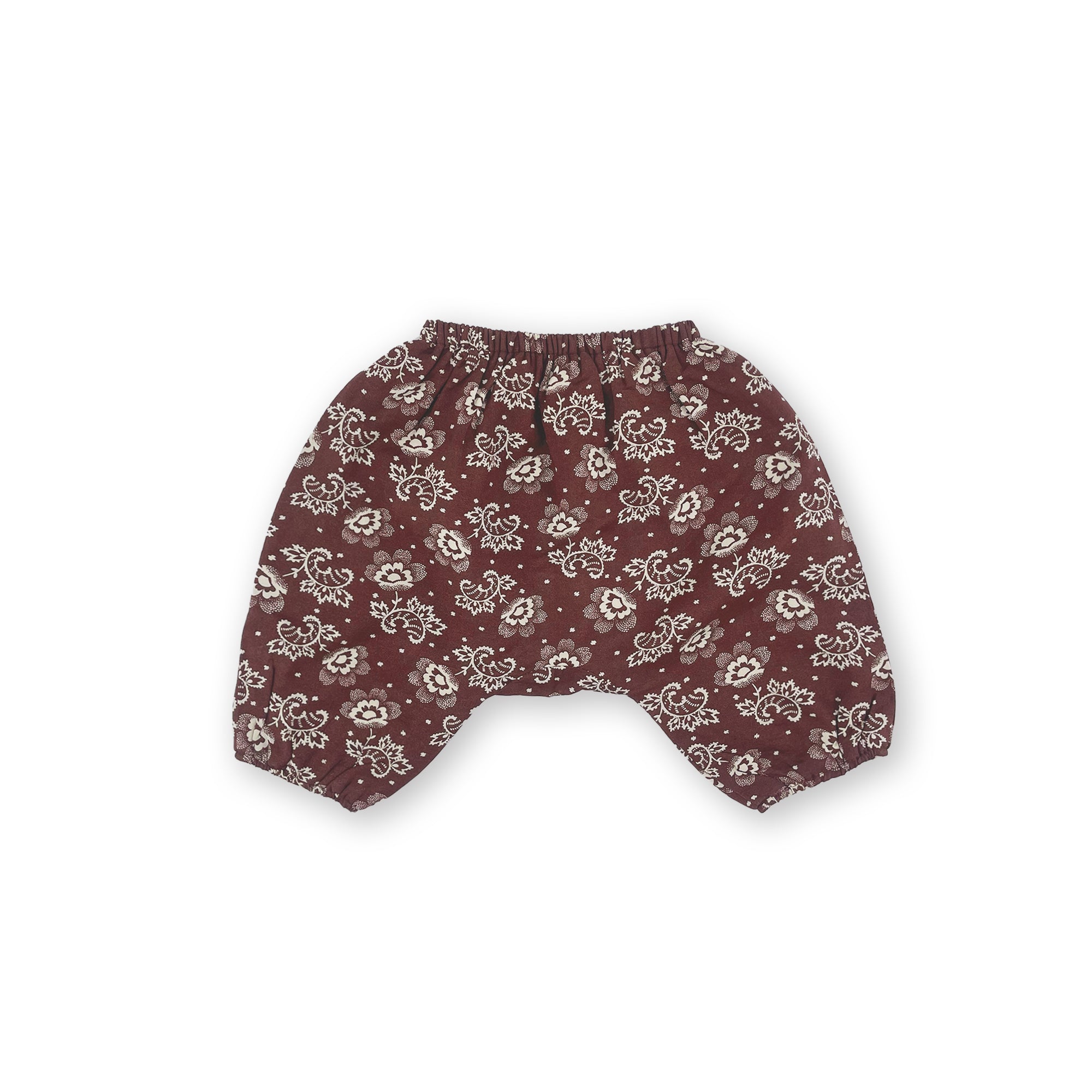 Baby Boys & Girls Brown Printed Trousers