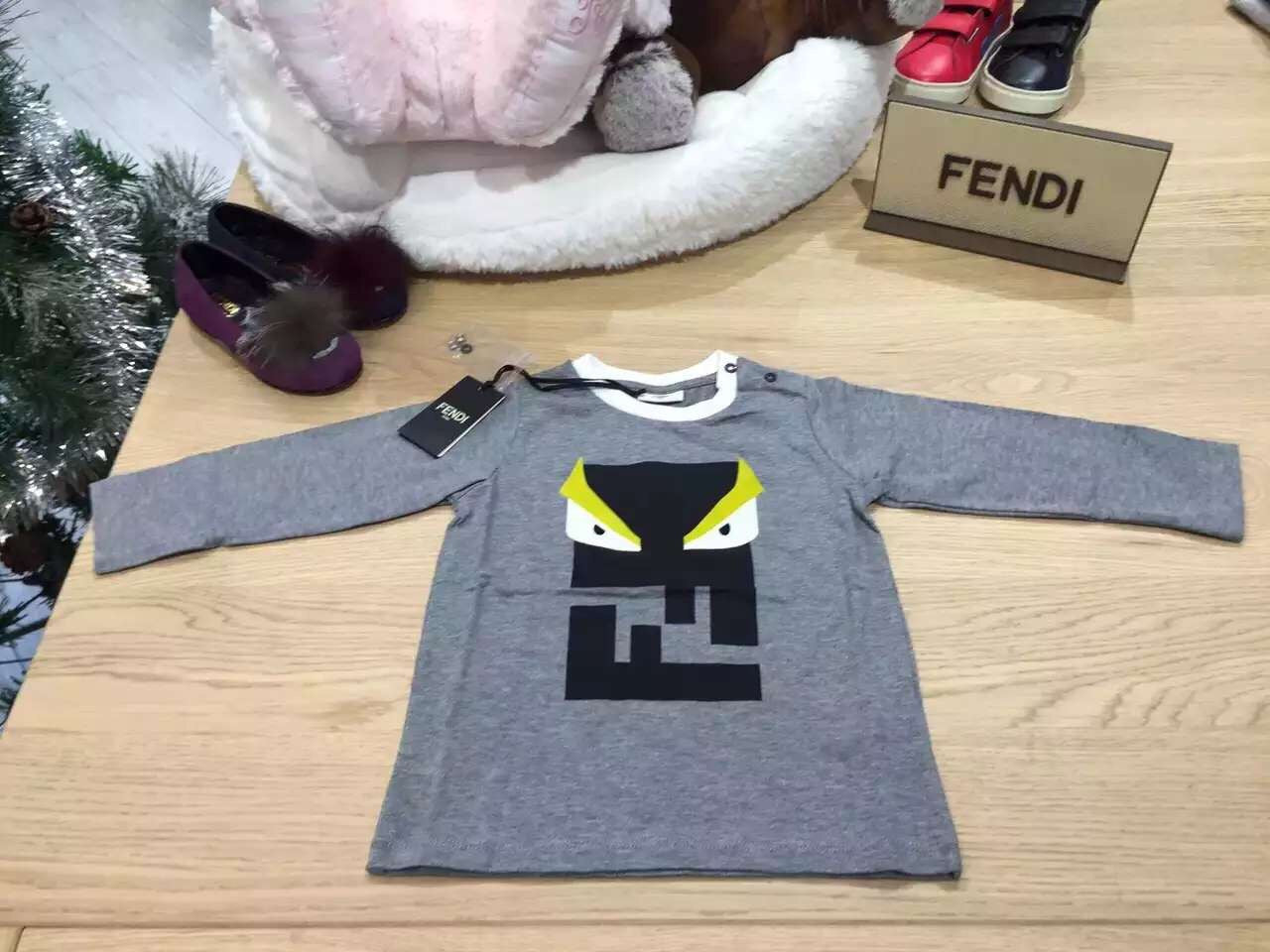 Baby Boys Grey Monster Printed T-Shirt - CÉMAROSE | Children's Fashion Store