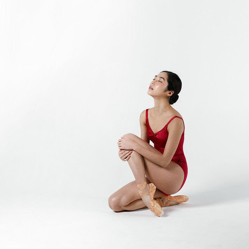 Girls Red Ballet Onesies