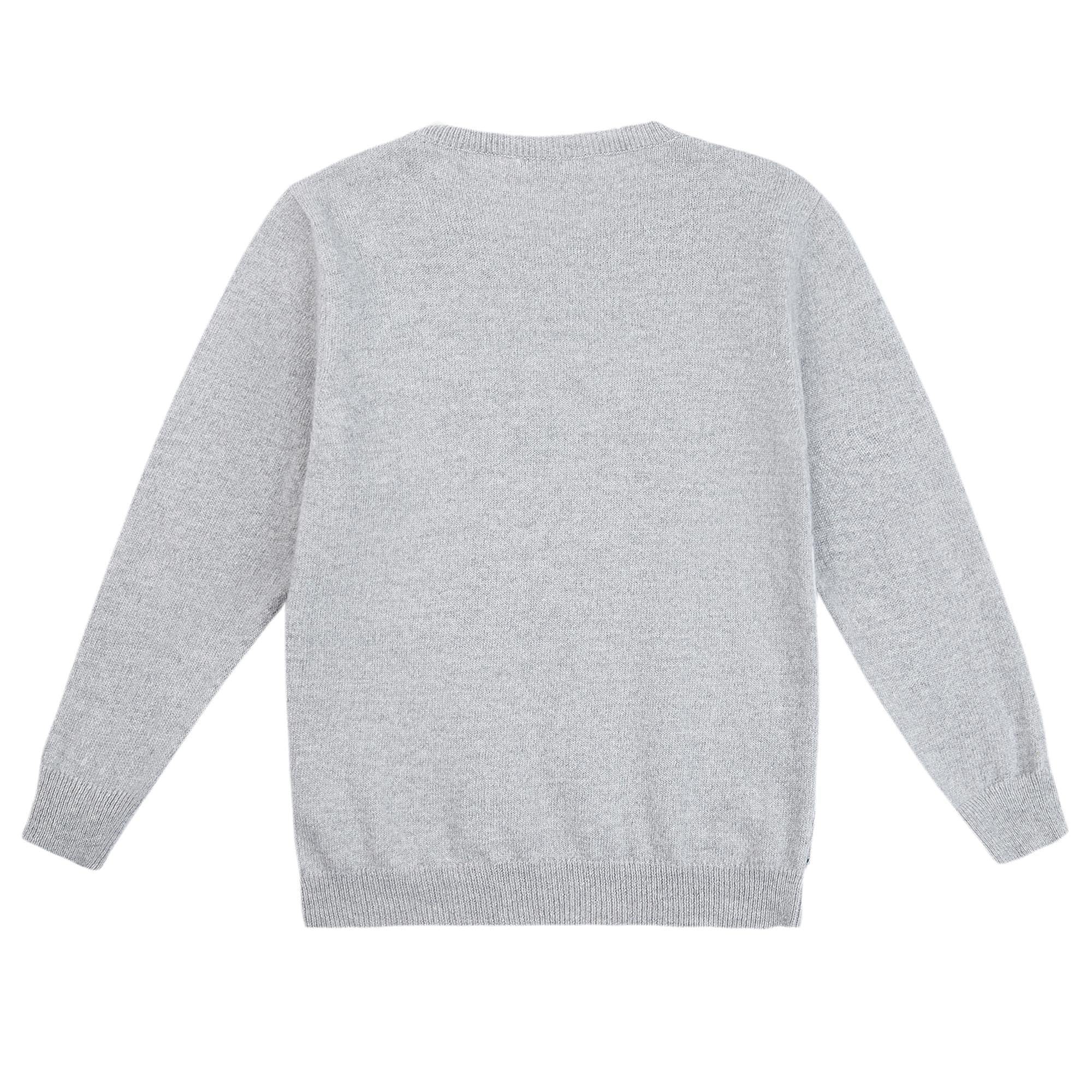 Baby Boys Grey Wool Sweater