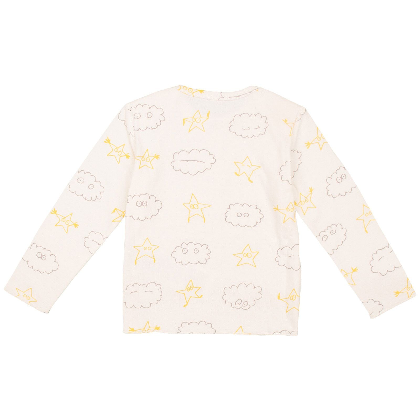 Buster/Feather Baby Ivory Stars&Clouds Print Top&Trousers - CÉMAROSE | Children's Fashion Store - 2