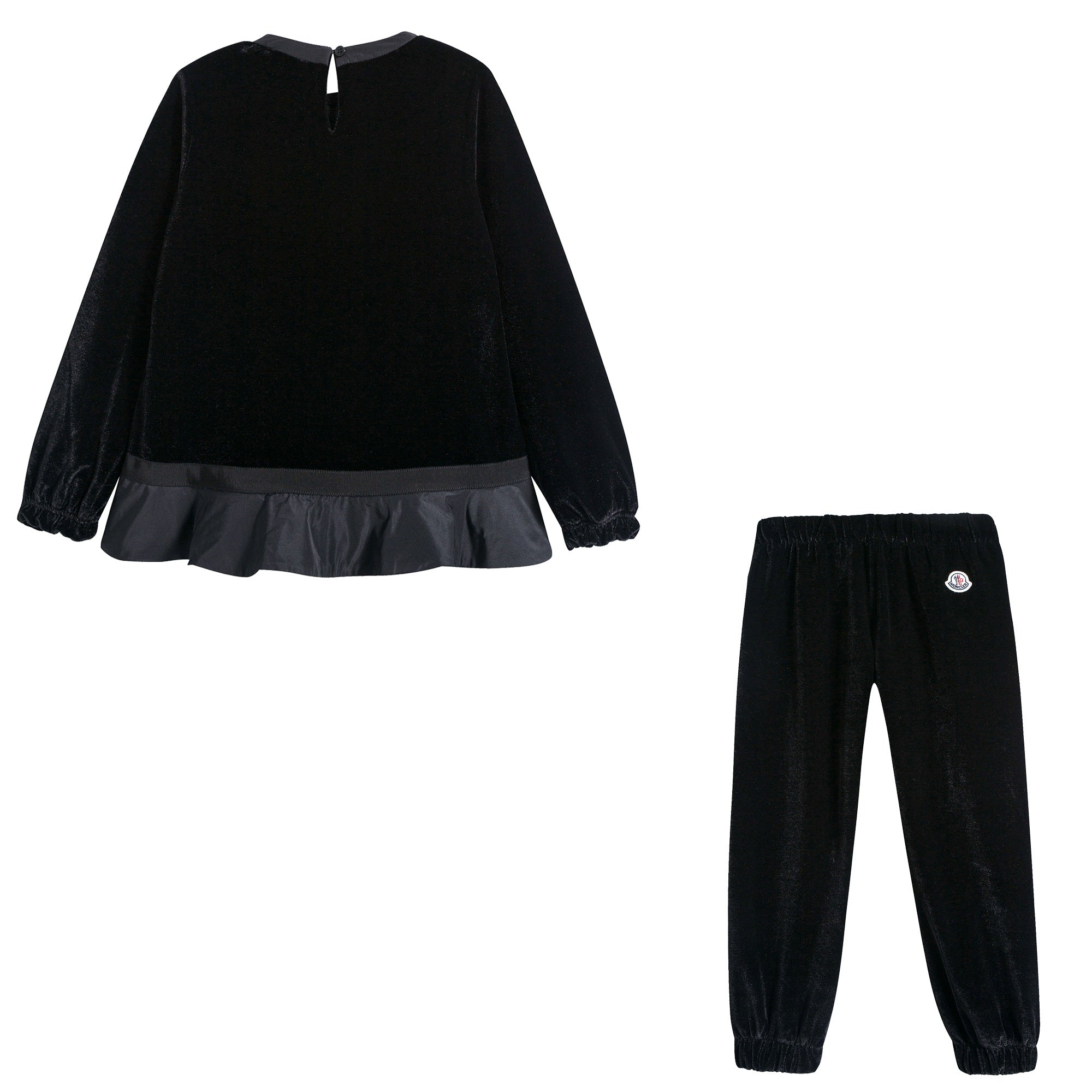 Girls Black "COMPLETO MAGLIA" Sets