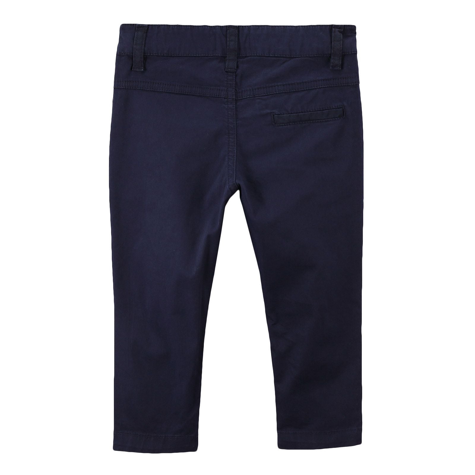 Boys Navy Blue Cotton Trousers - CÉMAROSE | Children's Fashion Store - 2