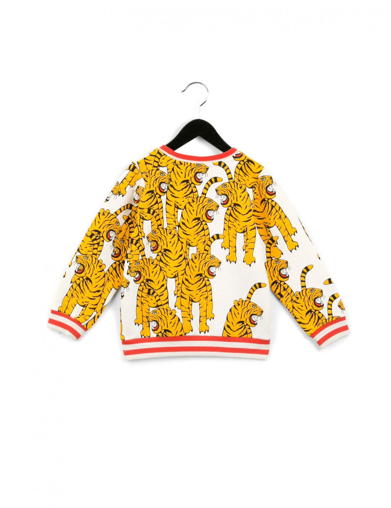 Bengal Tiger White Long Sleeve T-Shirt - CÉMAROSE | Children's Fashion Store - 2
