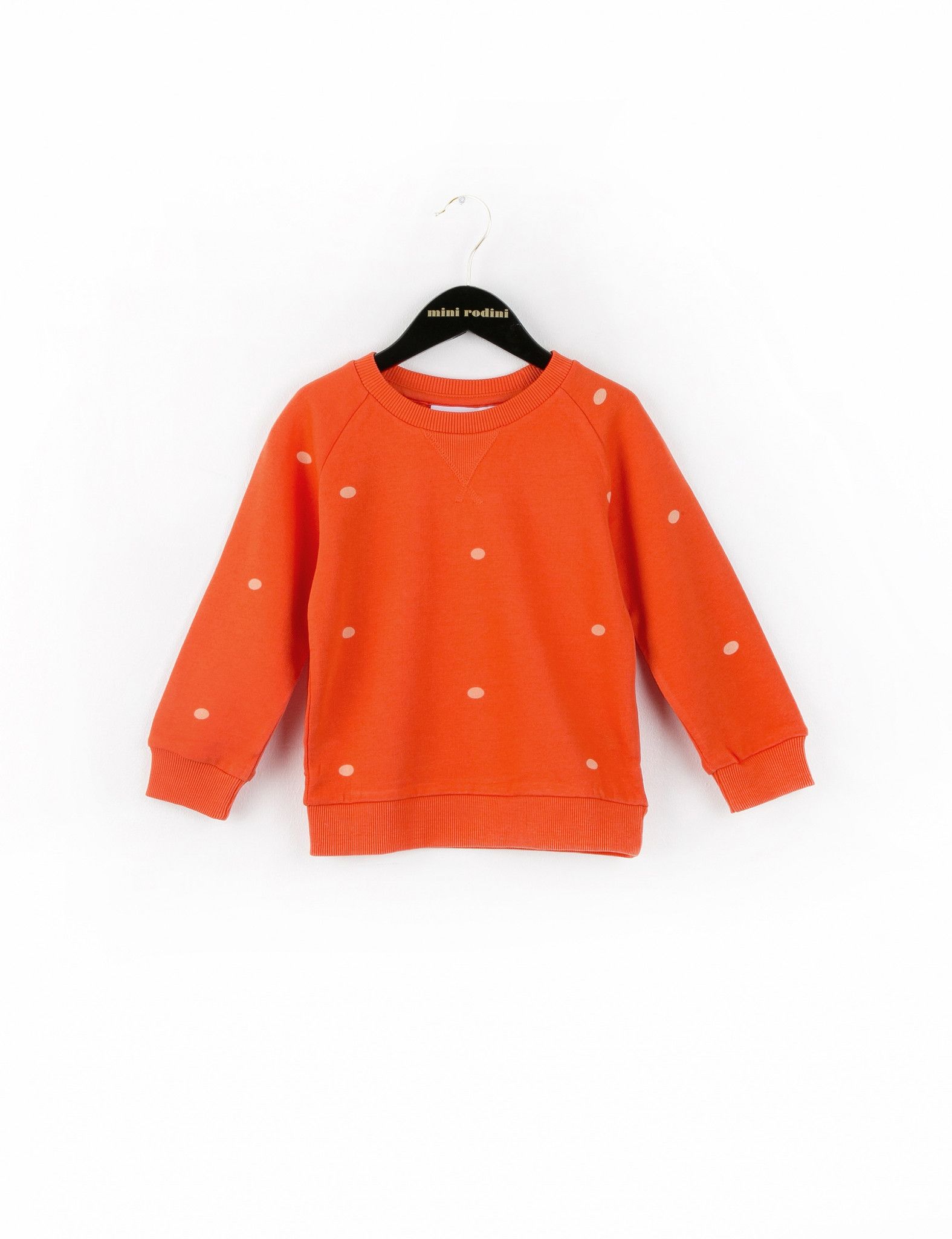 Big Dots Red Sweatshirt - CÉMAROSE | Children's Fashion Store - 1