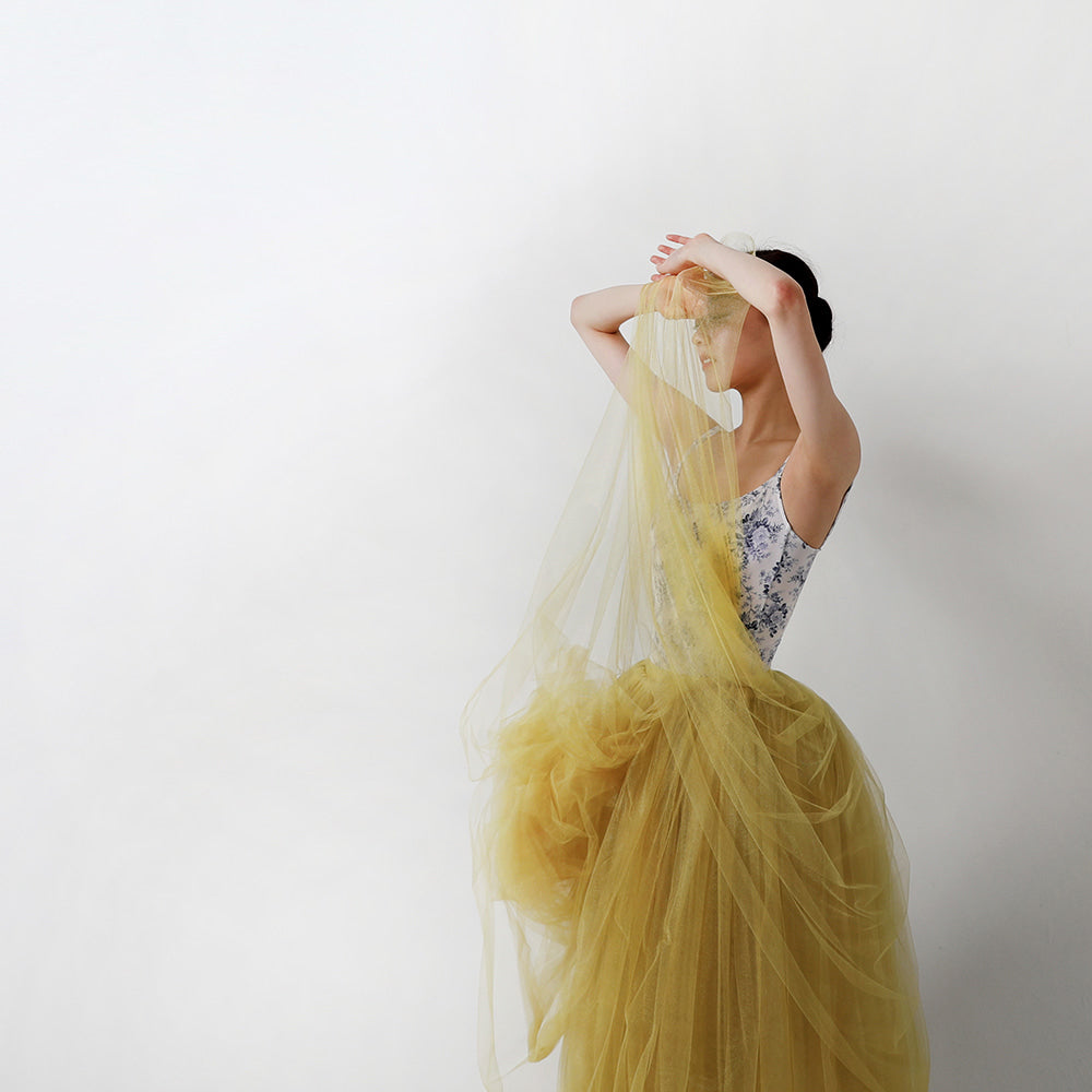 Girls Blue Floral Ballet Onesies