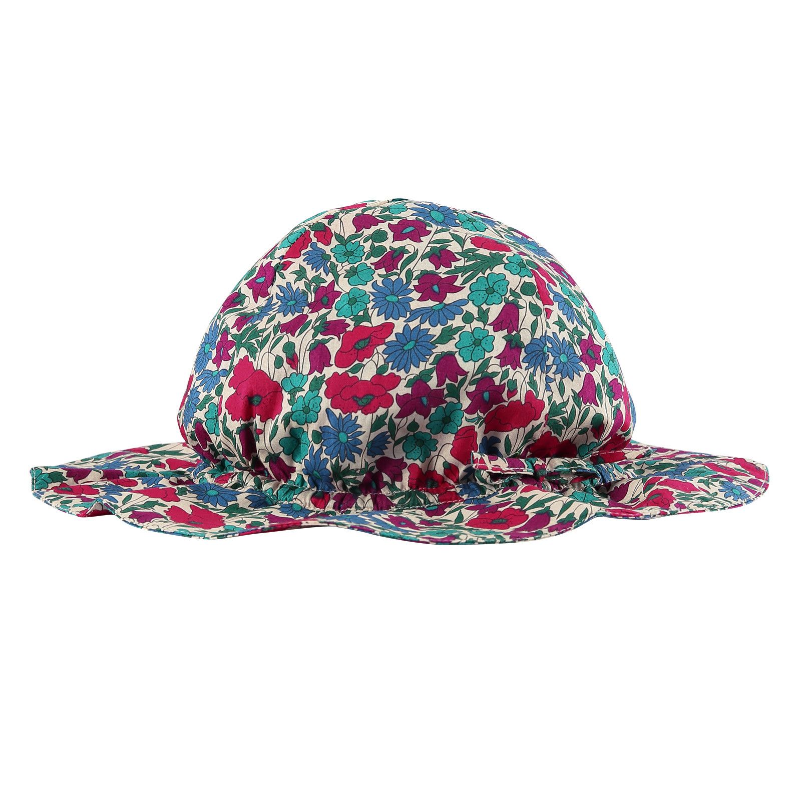 Baby Multicolor Poppy Printed Sun Hat - CÉMAROSE | Children's Fashion Store - 2