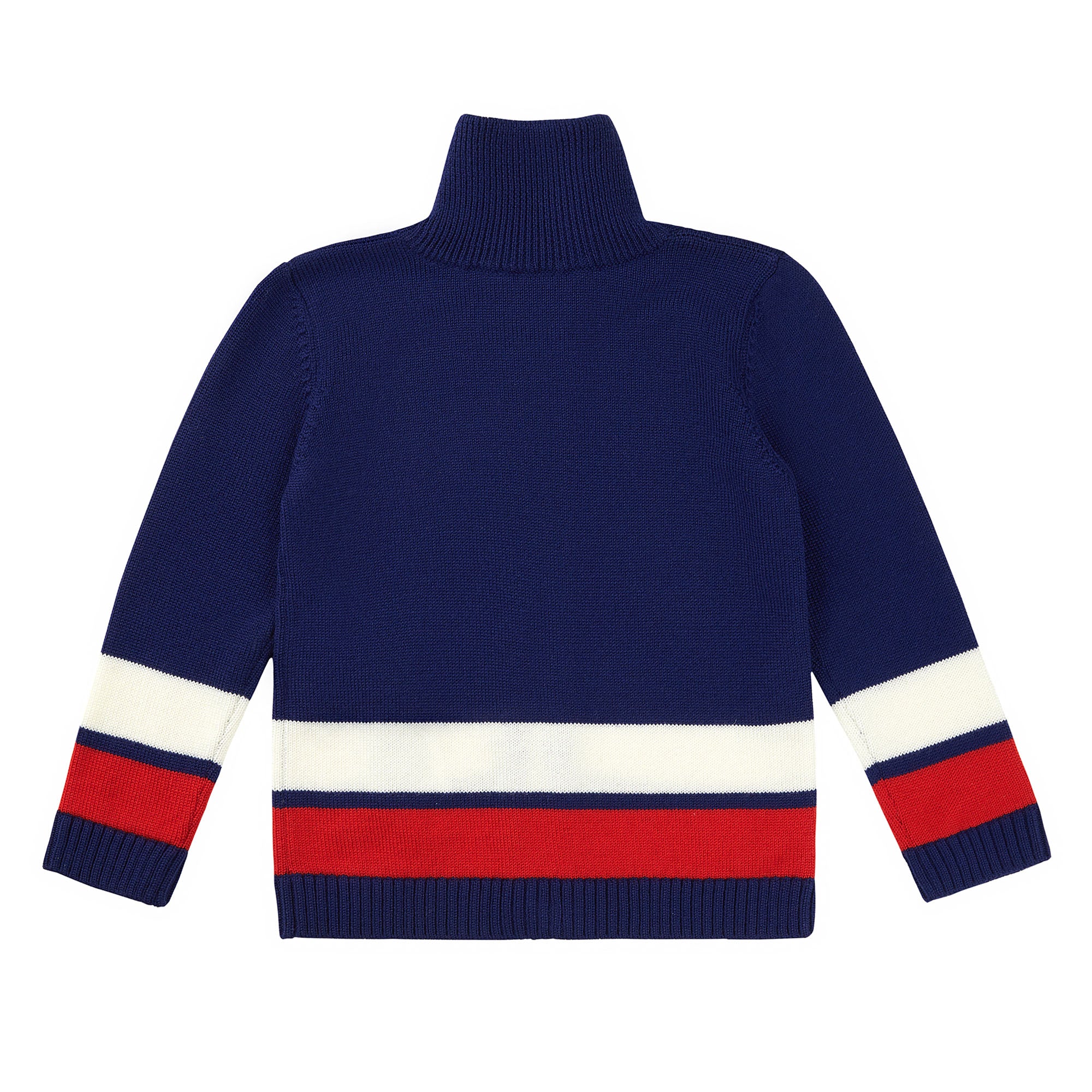 Baby Boys Navy Wool Cardigan