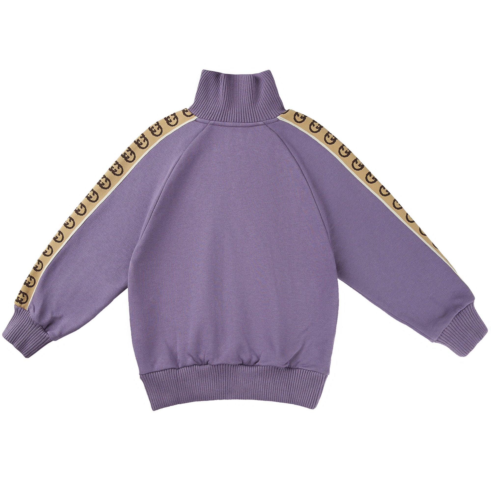 Girls Purple Cotton Sweatshirt