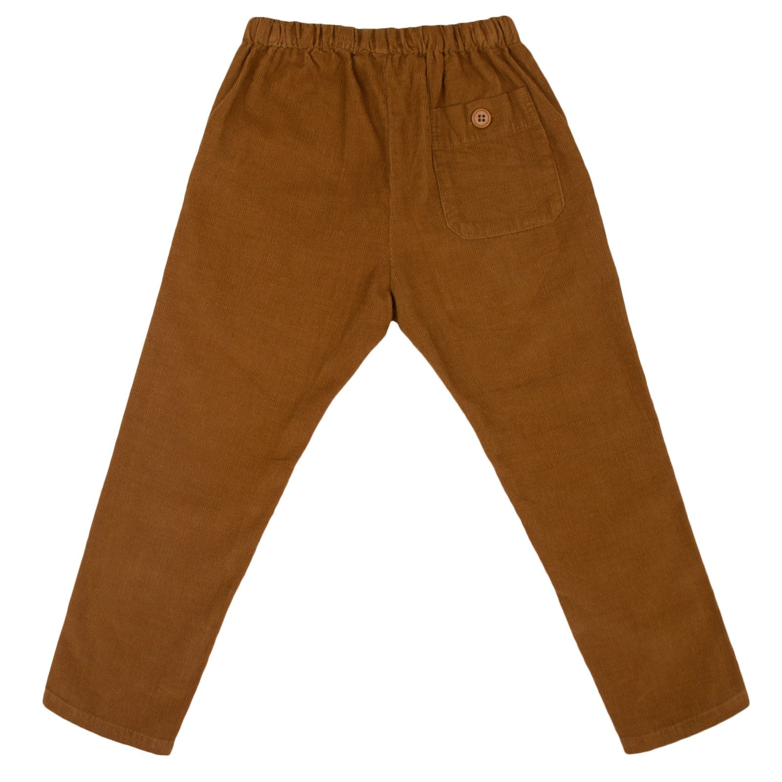 Boys Brown Cotton Grosgrain Tie Wayland Trousers - CÉMAROSE | Children's Fashion Store - 2