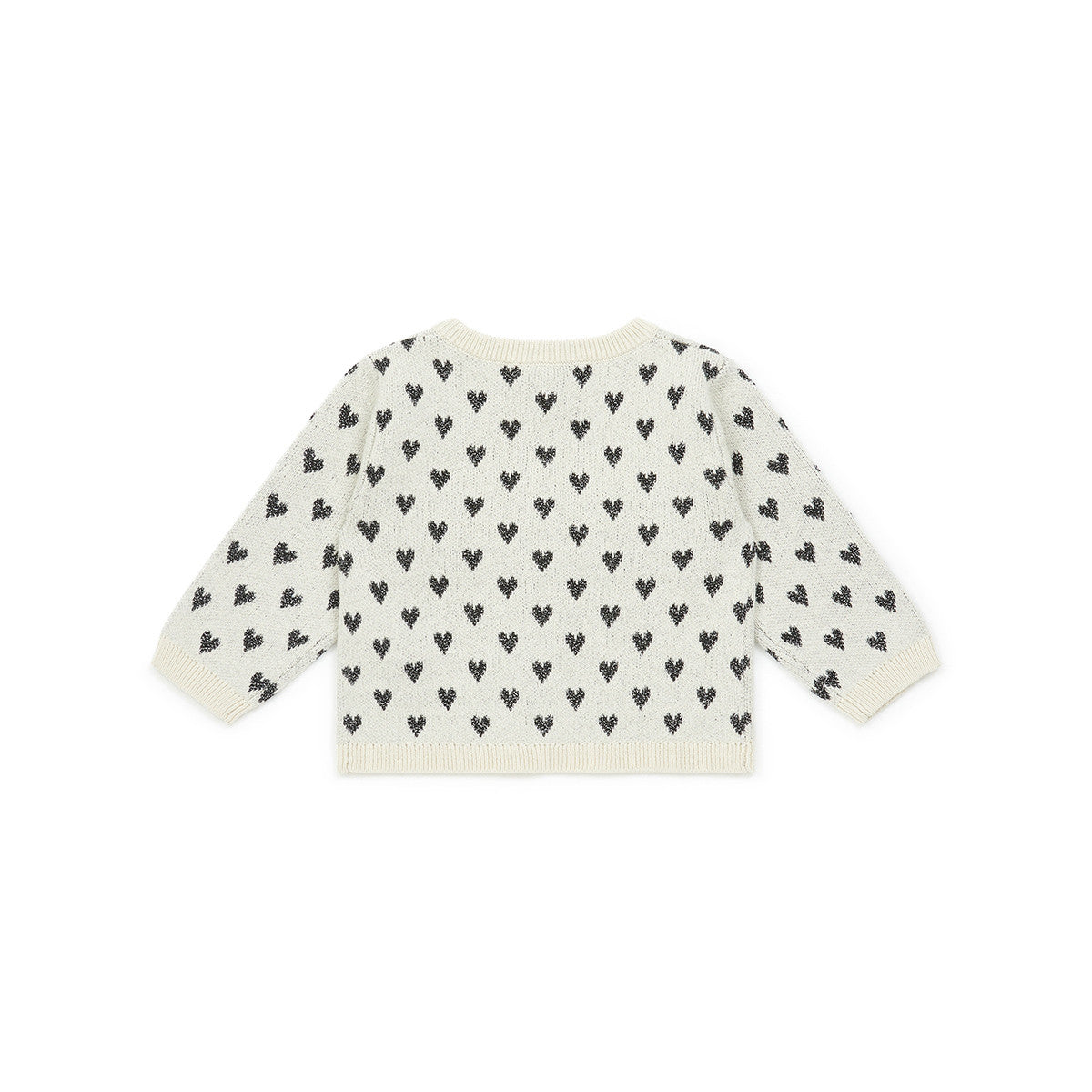 Baby Girls Ecru Coeur Cardigan