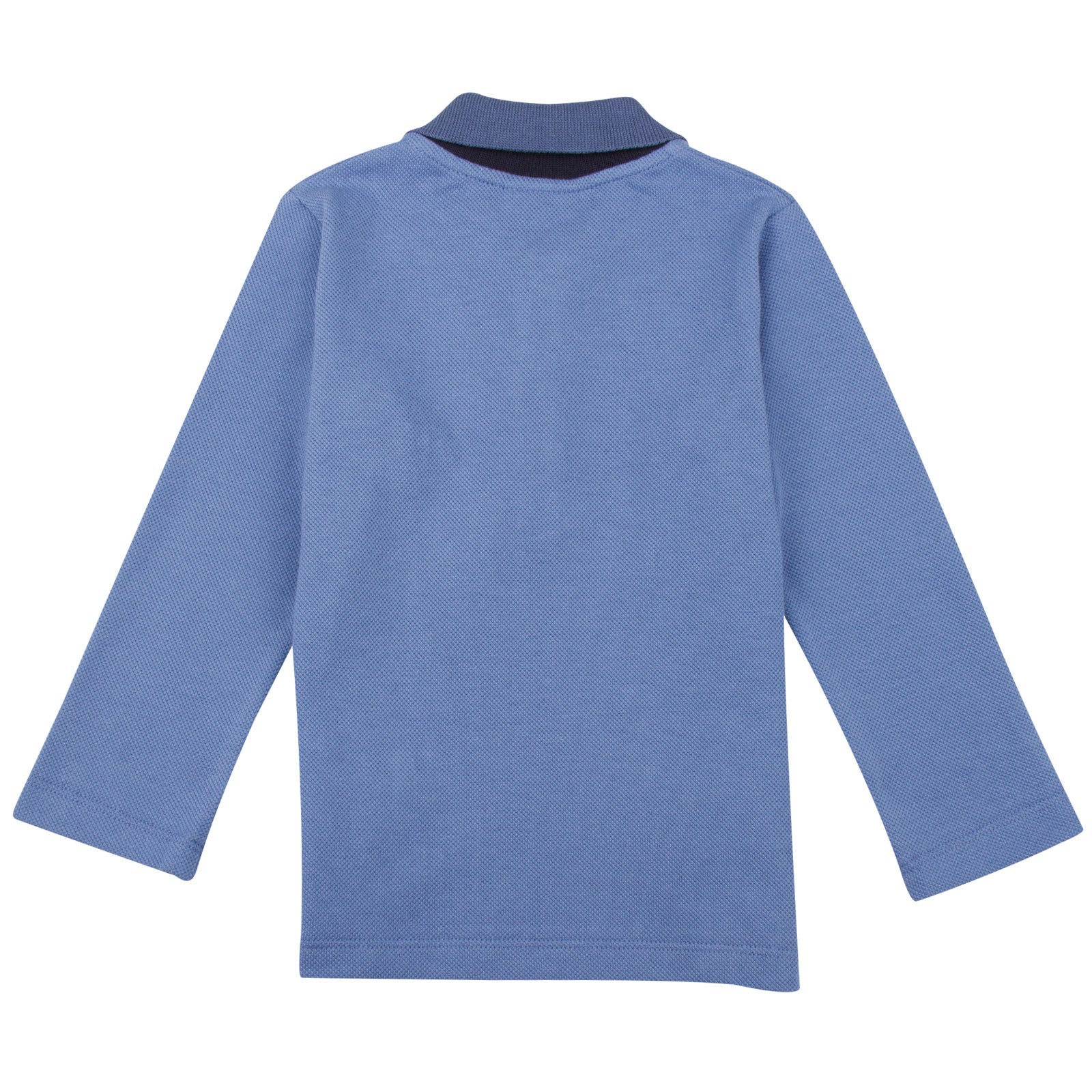 Baby Boys Sky Blue Monster Cotton Polo Shirt - CÉMAROSE | Children's Fashion Store - 2