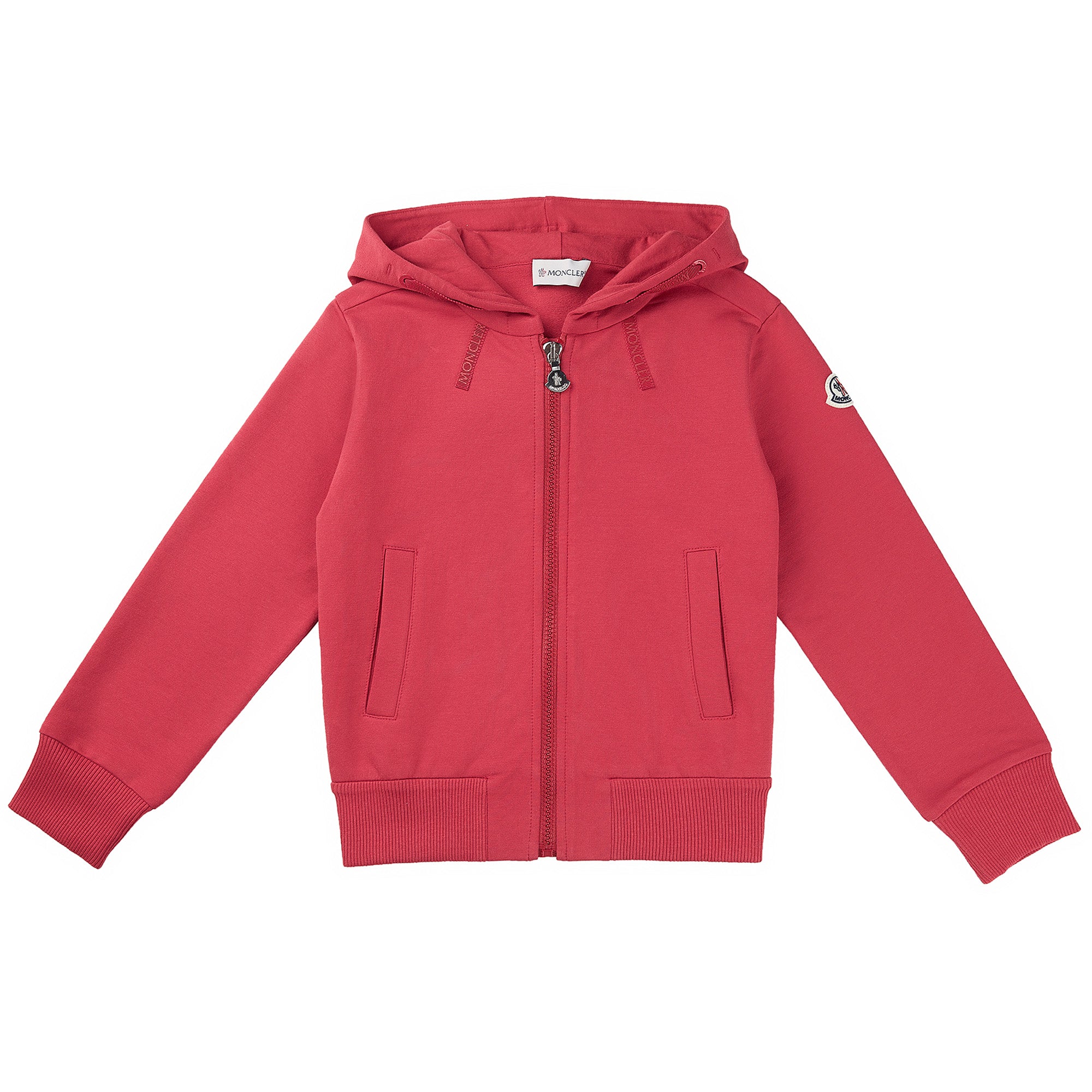 Girls Red Cotton Tracksuit