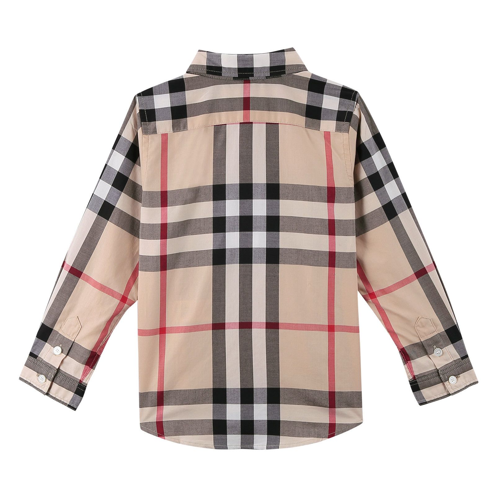 Boys Multicolor Classic Check Long Sleeve Shirt - CÉMAROSE | Children's Fashion Store - 2