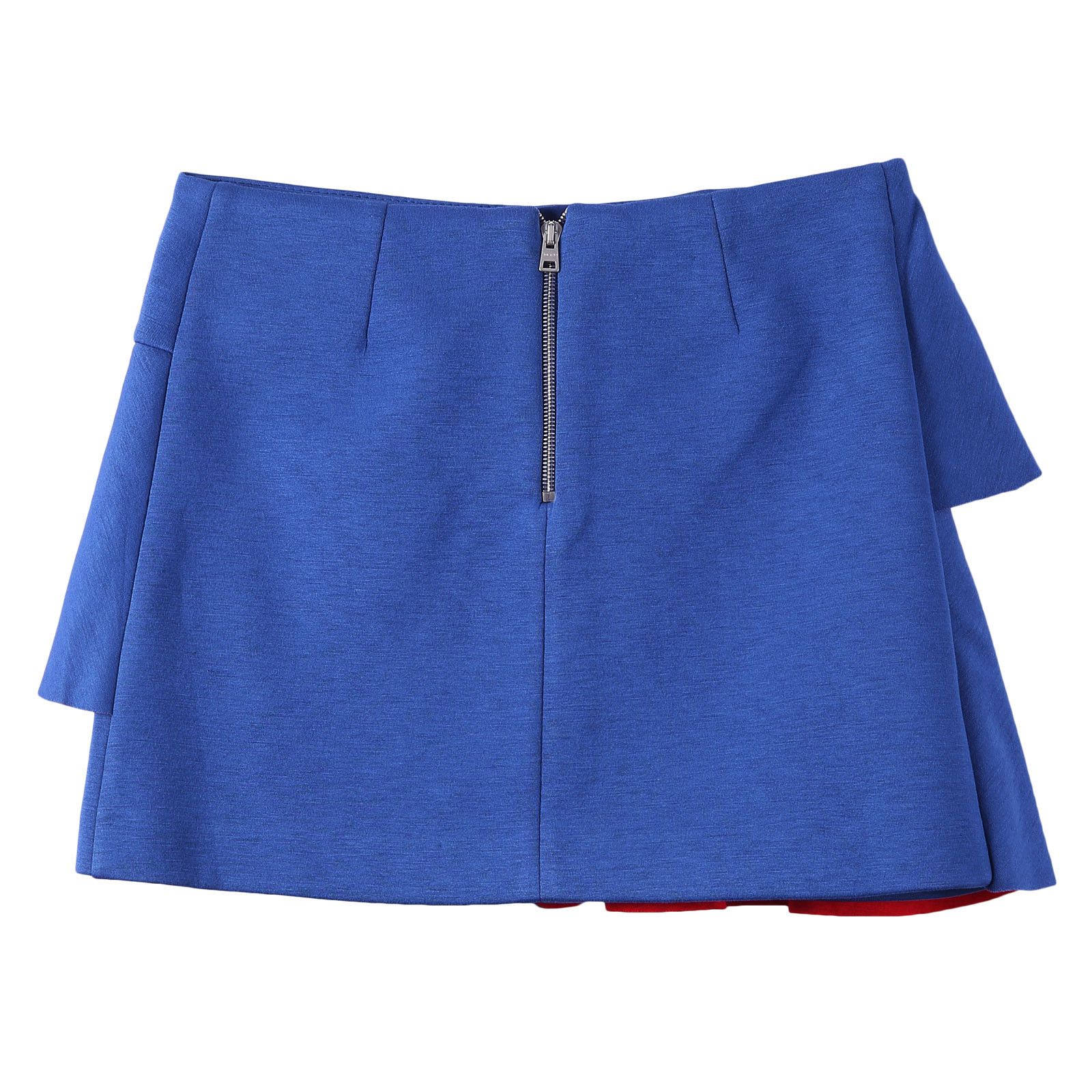 Girls Light Blue Flounces Neoprene Skirt - CÉMAROSE | Children's Fashion Store - 2