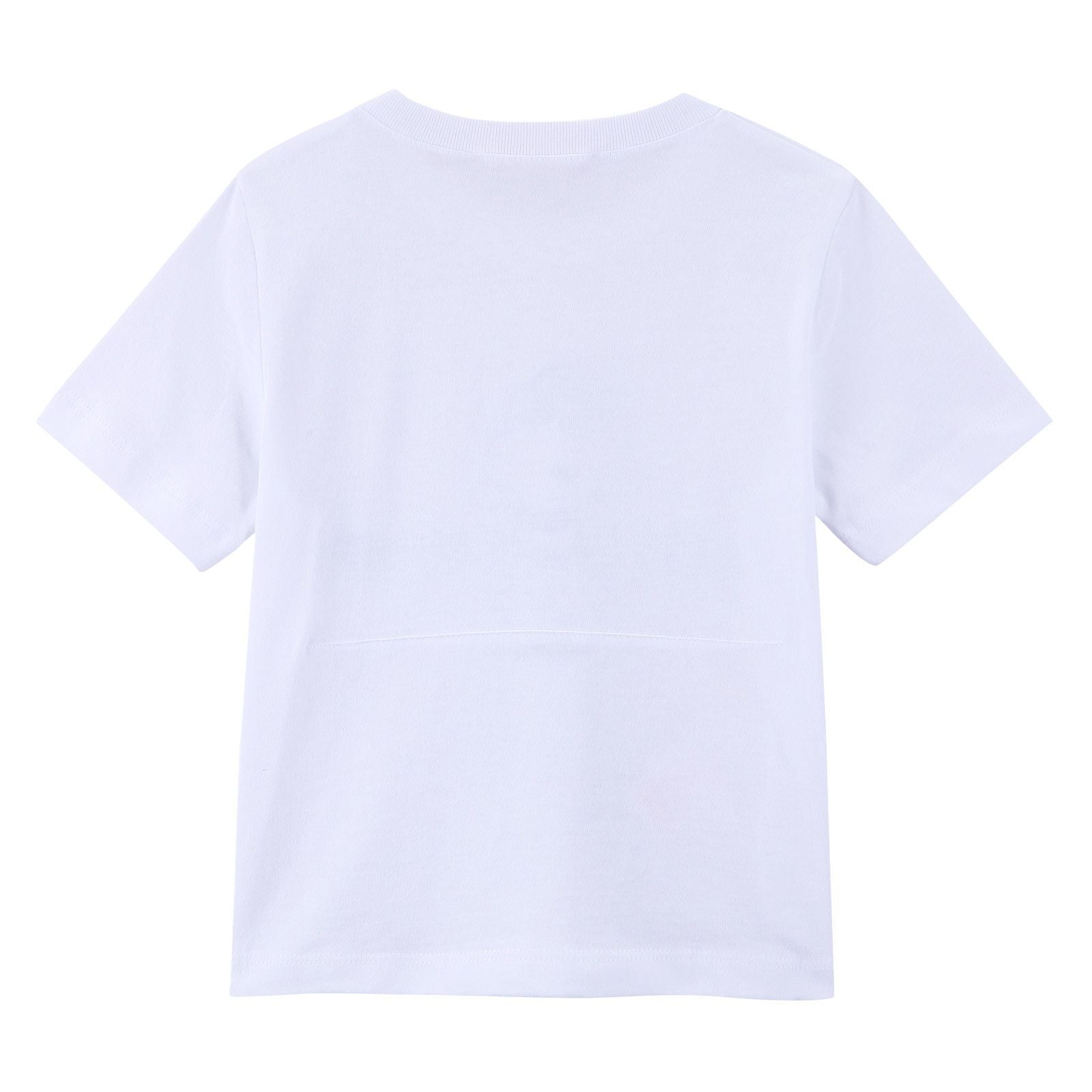 Girls White Cartoon Printed Cotton Jersey T-Shirt - CÉMAROSE | Children's Fashion Store - 3