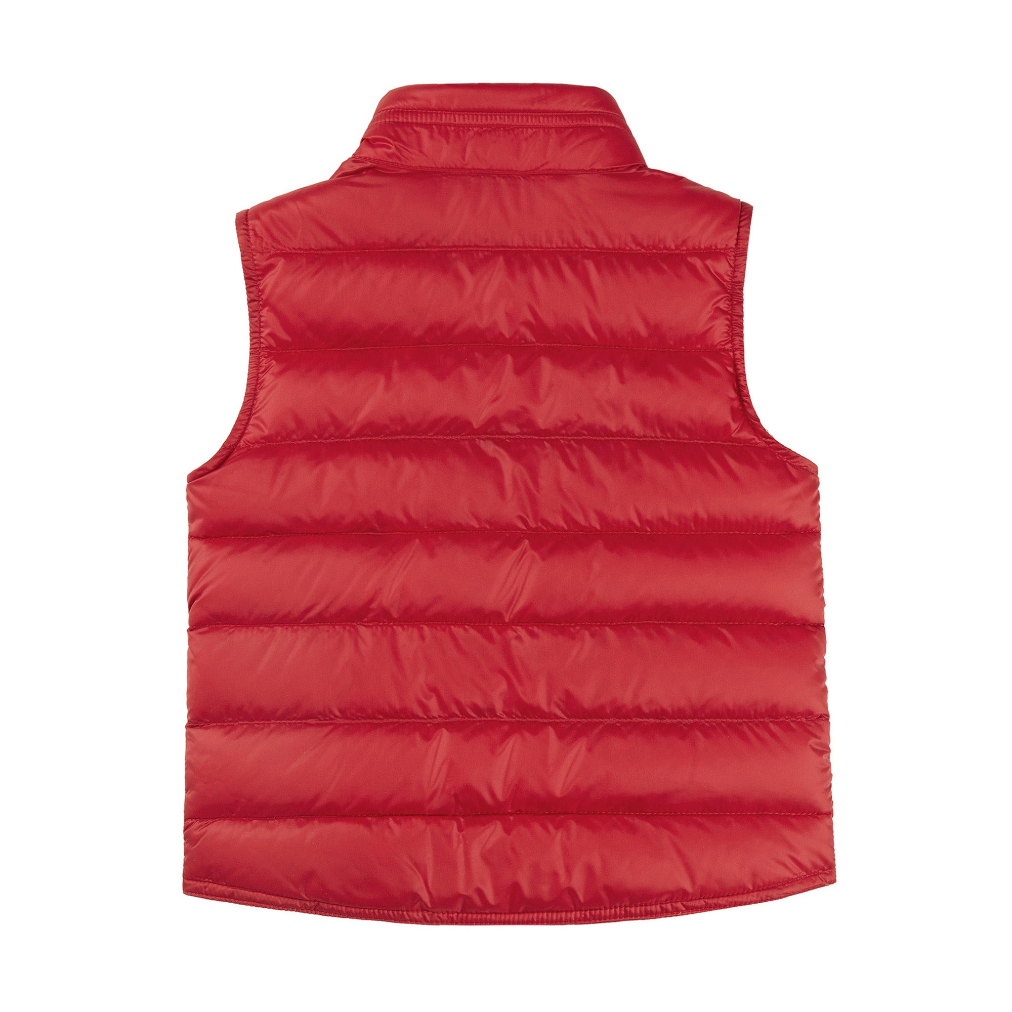 Boys Red Padded Down Gilet