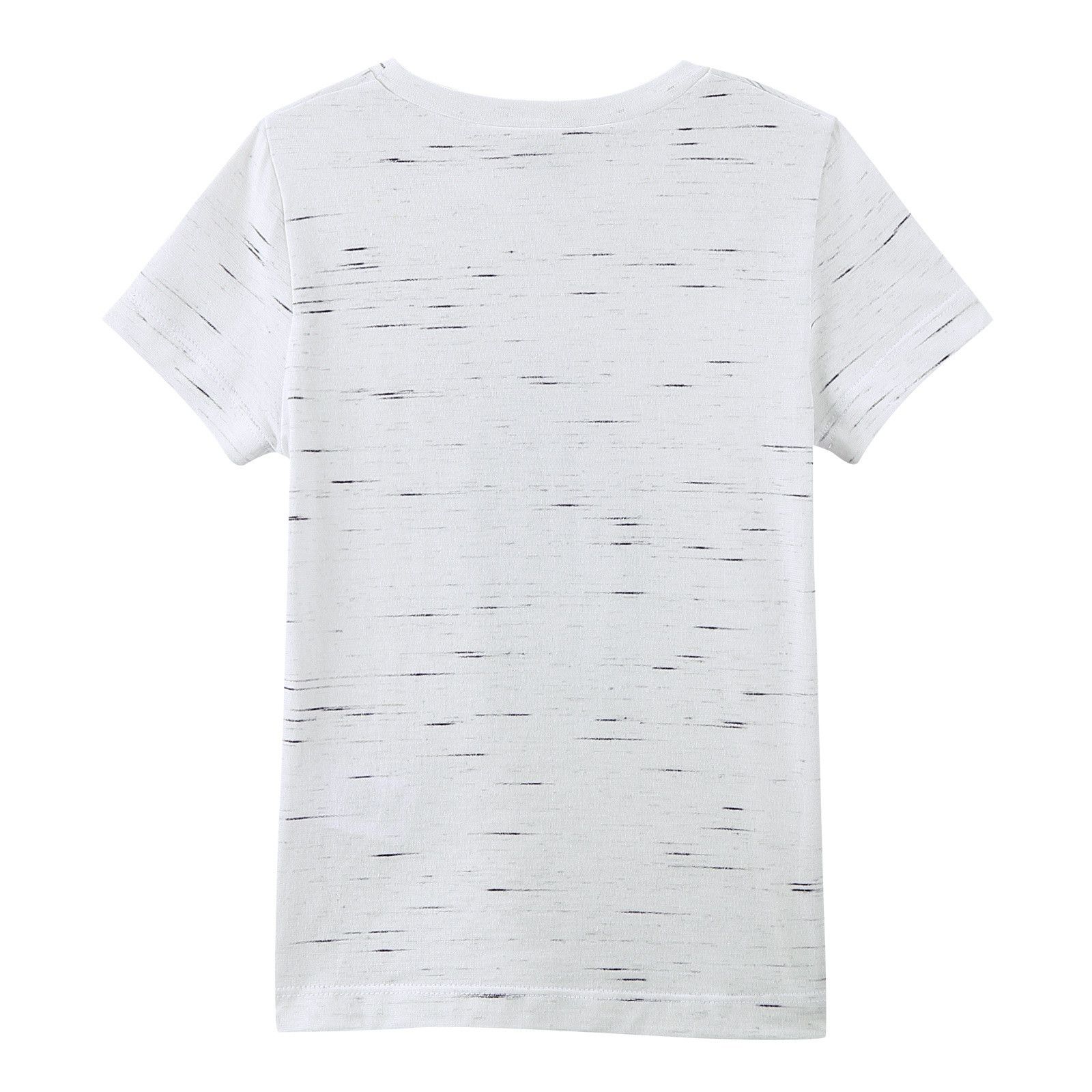 Boys White Cotton T-Shirt With Ink Karl Head Logo - CÉMAROSE | Children's Fashion Store - 2