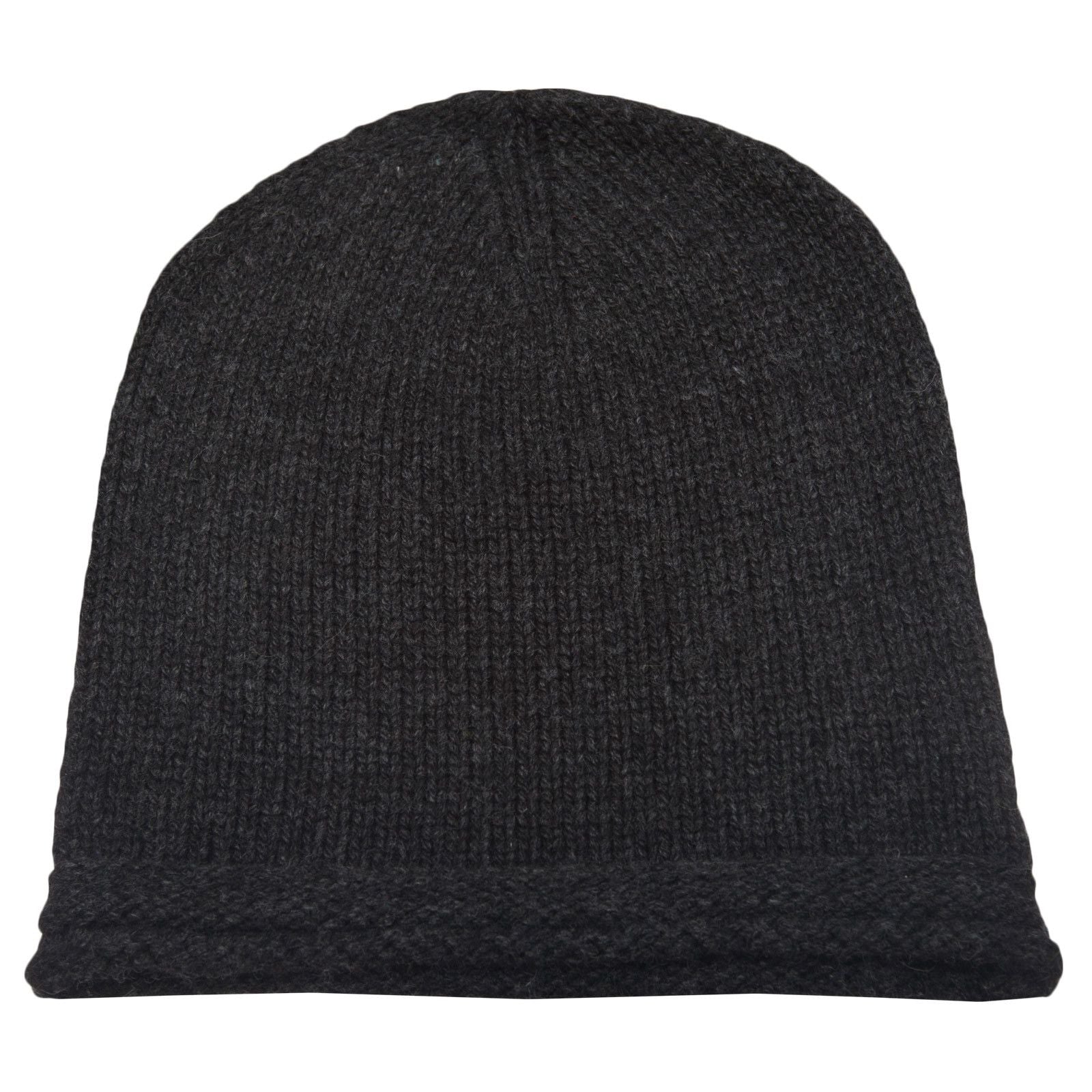 Boys Black Knitted Wool Hat - CÉMAROSE | Children's Fashion Store - 2