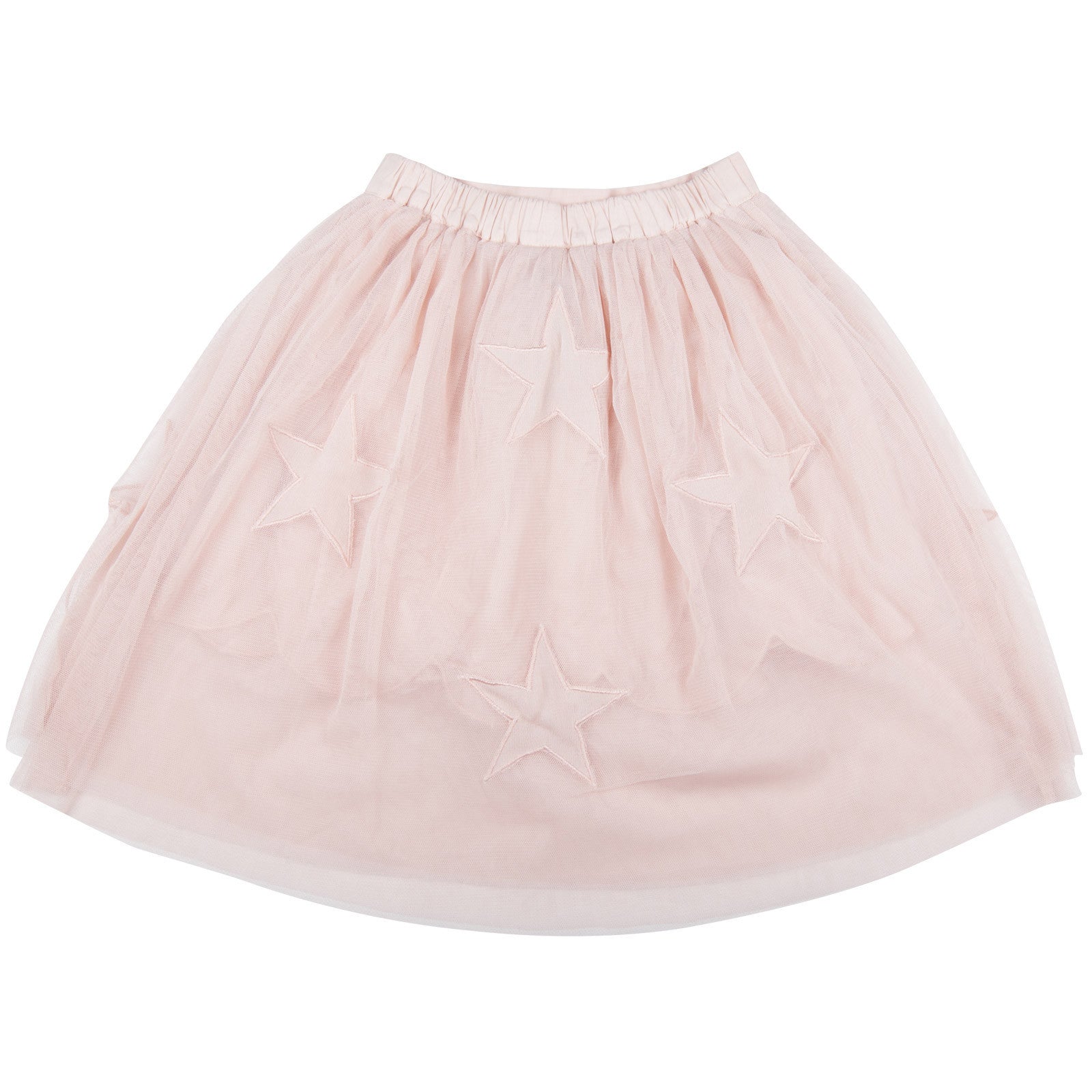 Amalie Girls Pink Stars Embroidered Skirt - CÉMAROSE | Children's Fashion Store - 2