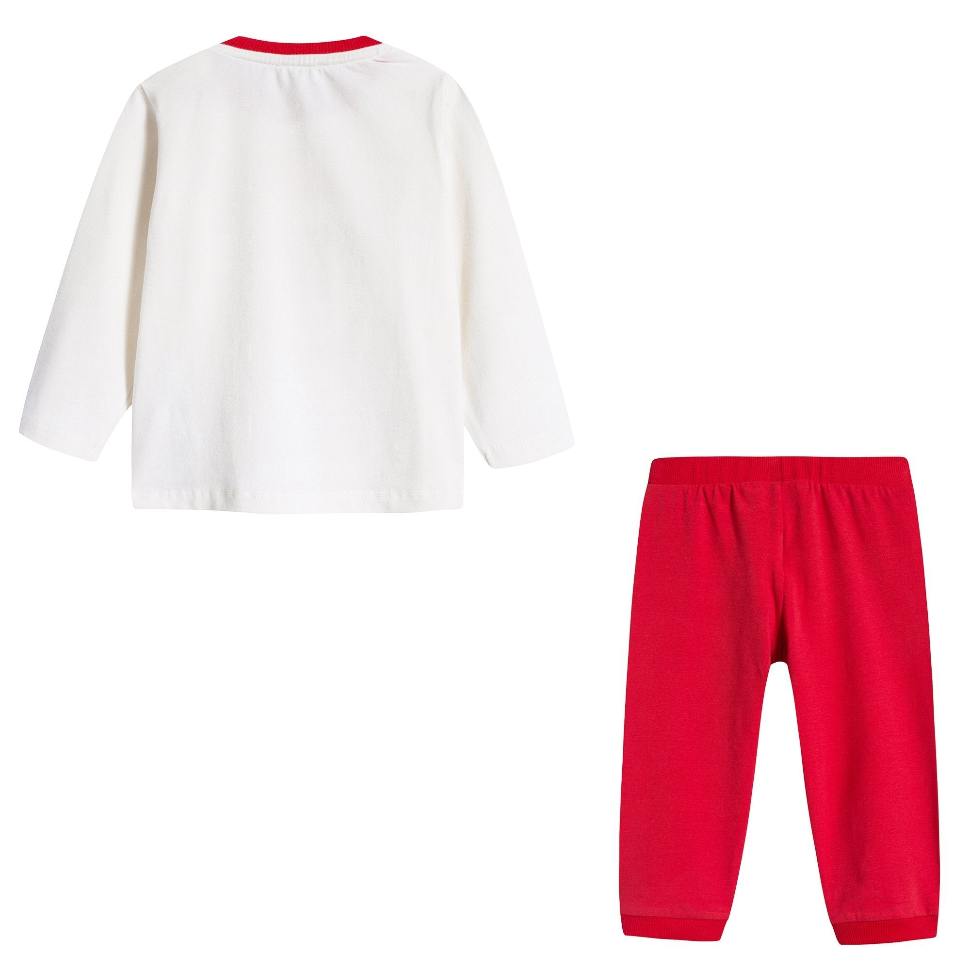 Baby Girls Cloud & Poppy Red Cotton Sets