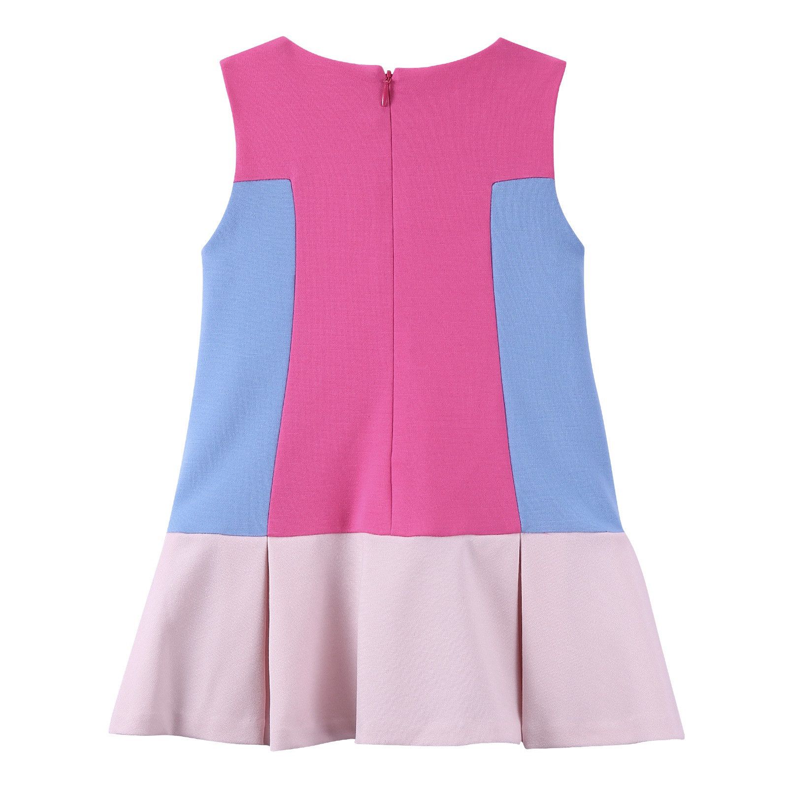 Girls Multicolour Dress With Beige Skirts - CÉMAROSE | Children's Fashion Store - 3