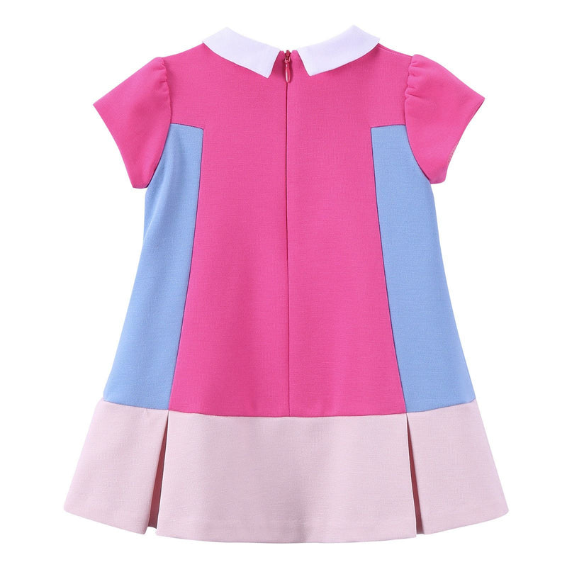 Baby Girls Multicolor Peter Pan Collar Dress - CÉMAROSE | Children's Fashion Store - 2